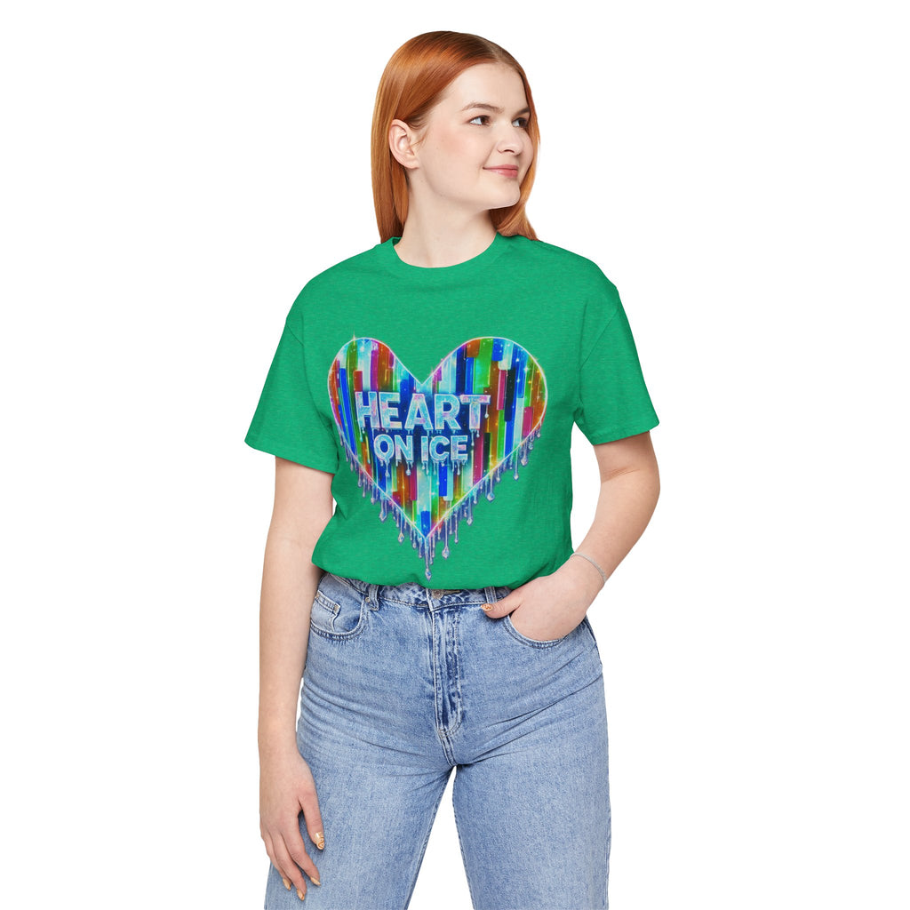 Heart on Ice Diamond Melt Graphic Tee