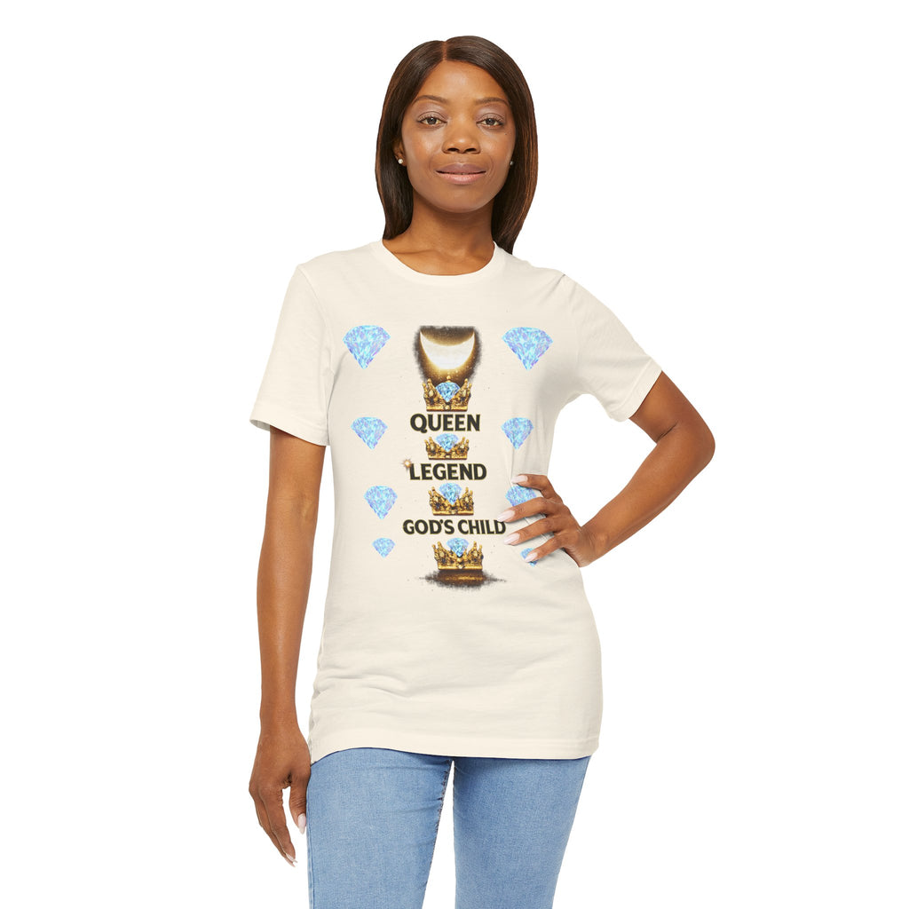 Queen • Legend • God’s Child  Diamond Graphic Glow T-Shirt