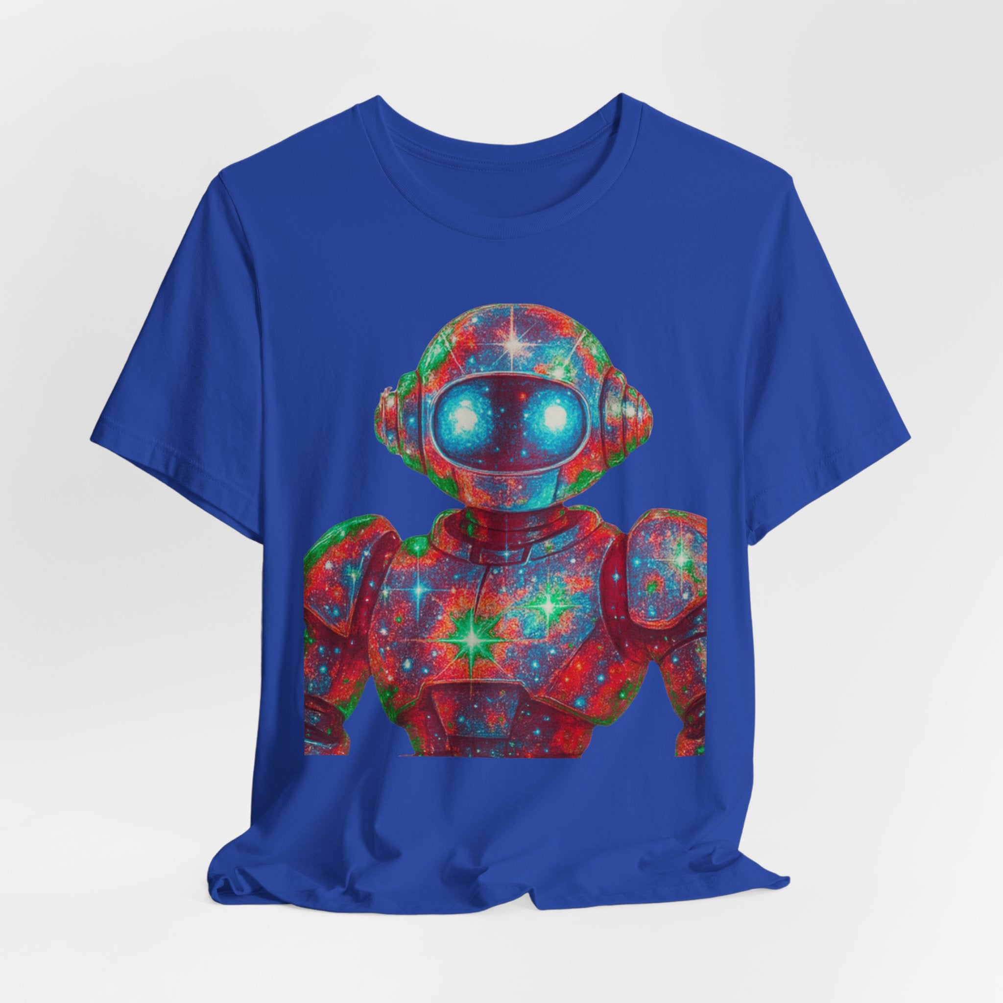 Robot Space Droid  Vibrant Graphic Unisex Tee