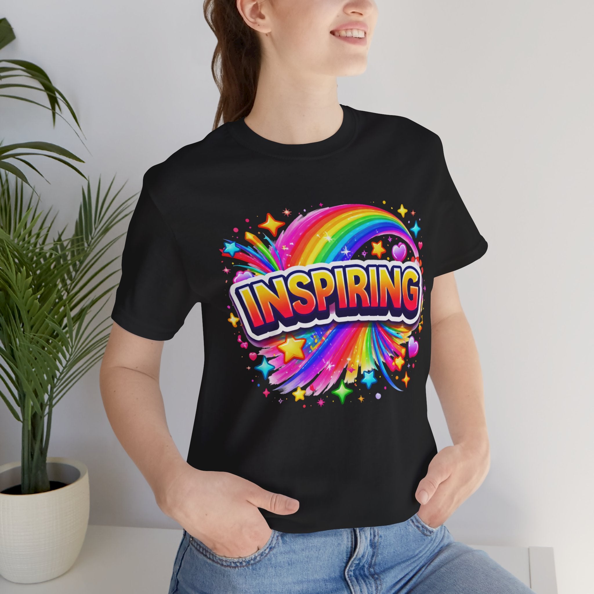 Inspiring Rainbow Graphic Tee