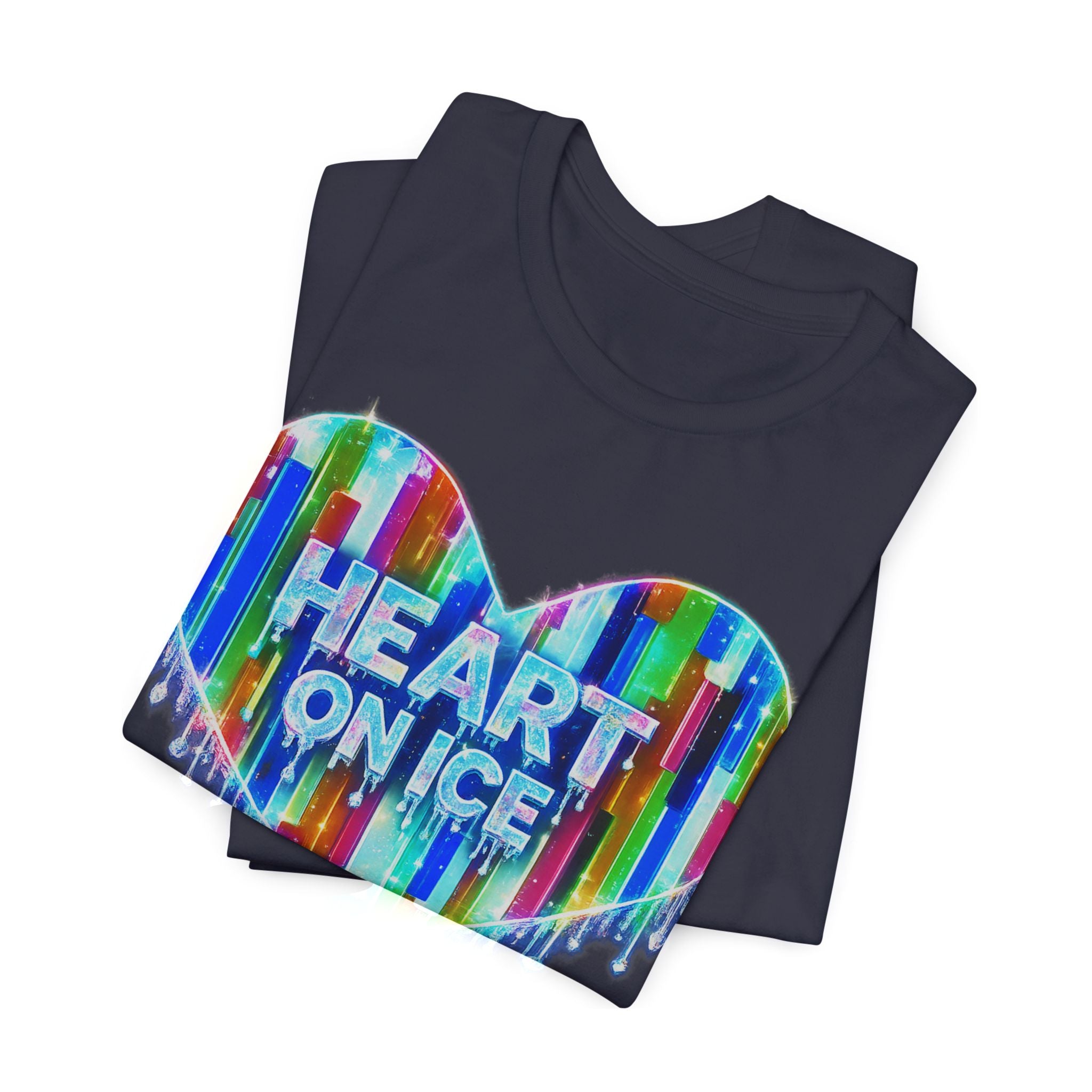 Heart on Ice Diamond Melt Graphic Tee