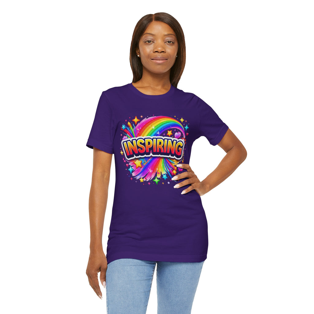 Inspiring Rainbow Graphic Tee