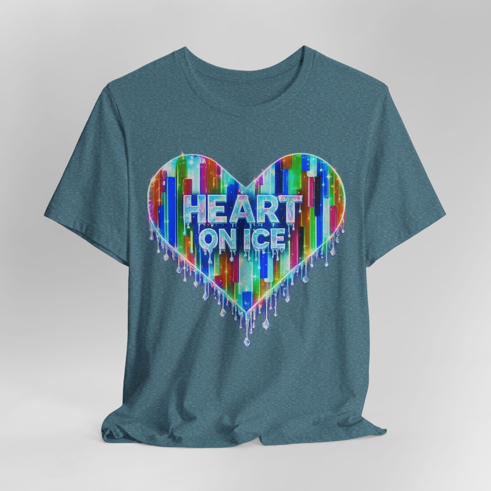 Heart on Ice Diamond Melt Graphic Tee
