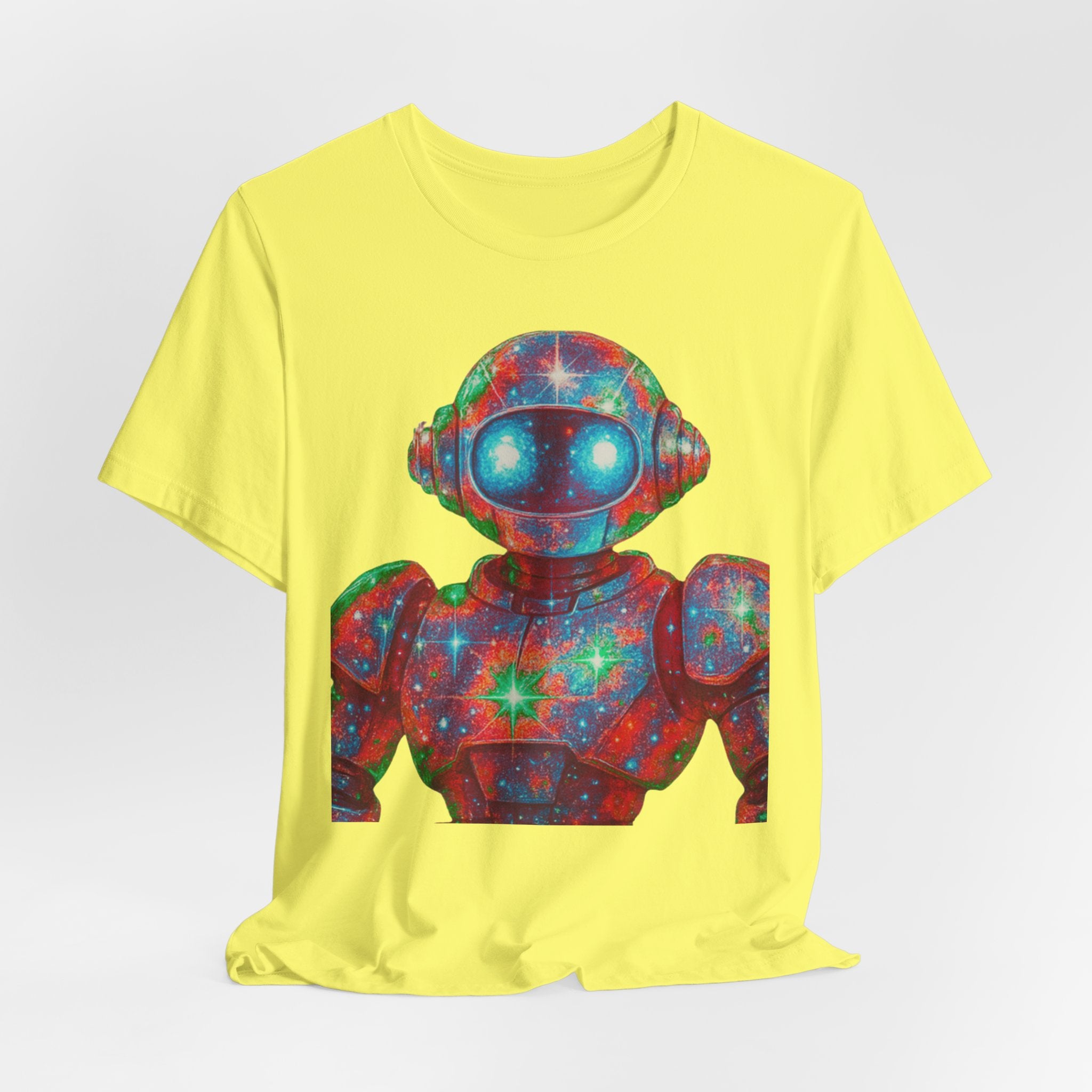 Robot Space Droid  Vibrant Graphic Unisex Tee