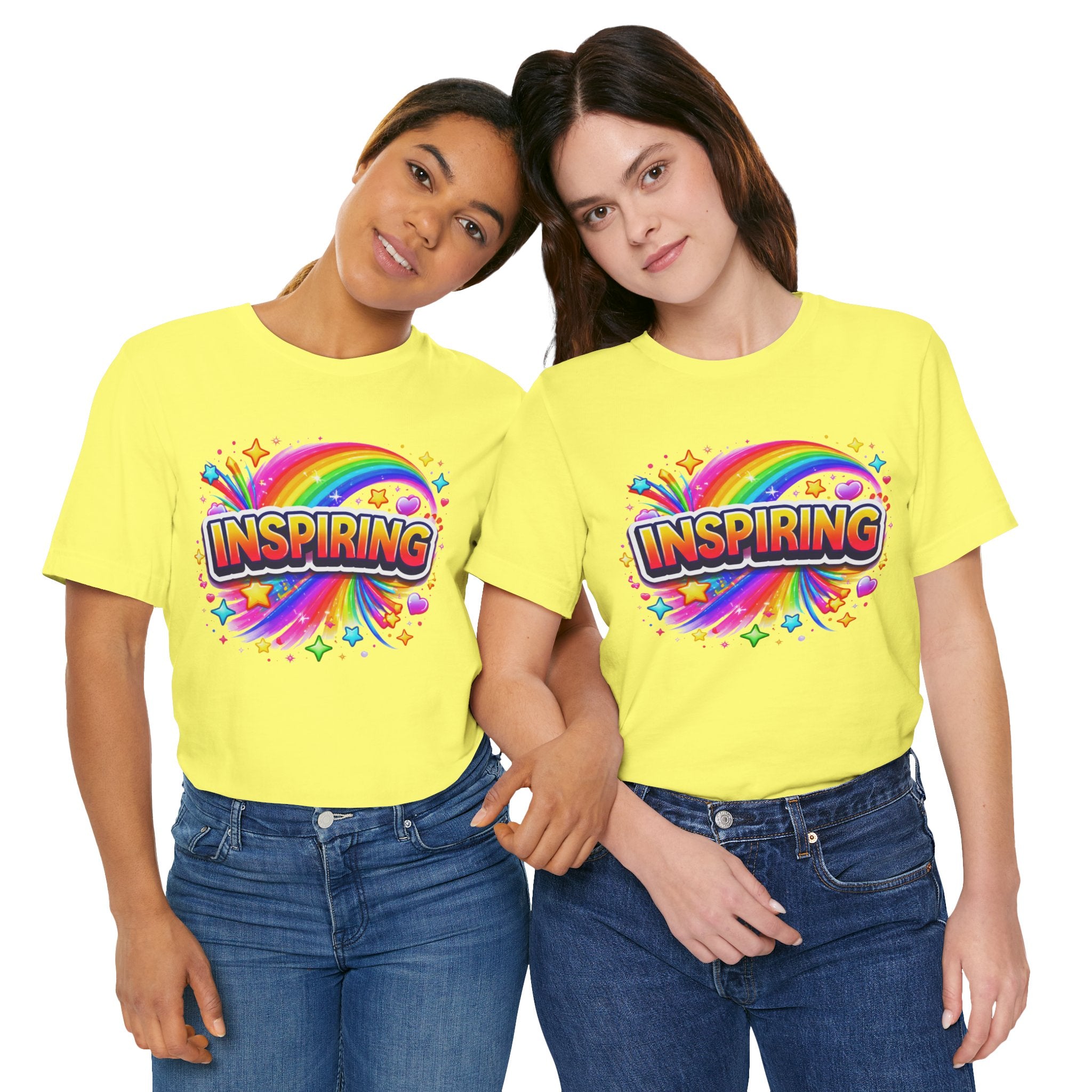 Inspiring Rainbow Graphic Tee