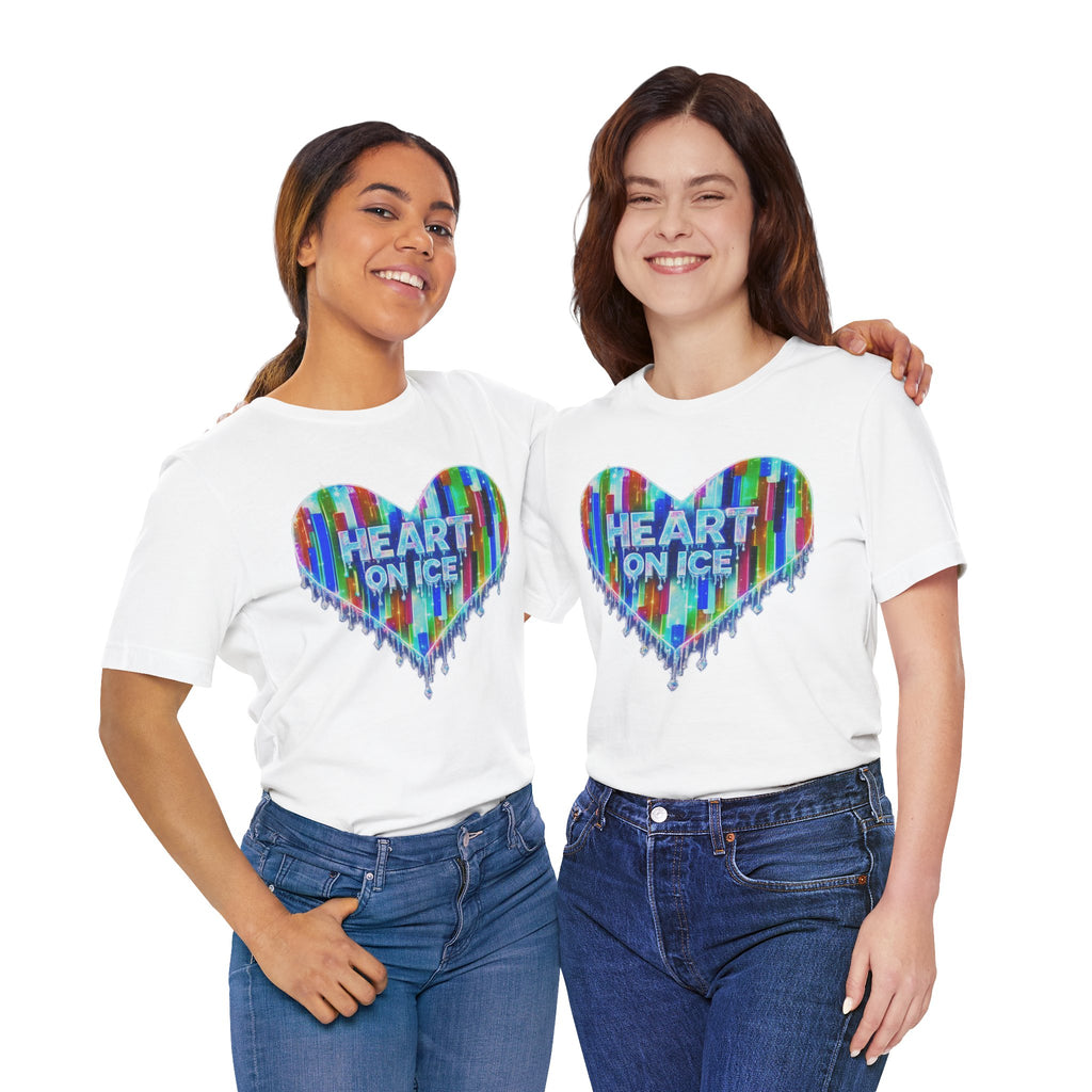Heart on Ice Diamond Melt Graphic Tee