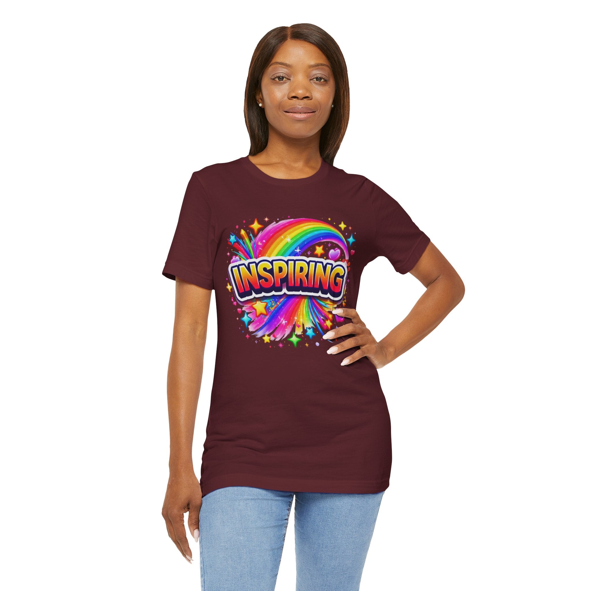 Inspiring Rainbow Graphic Tee