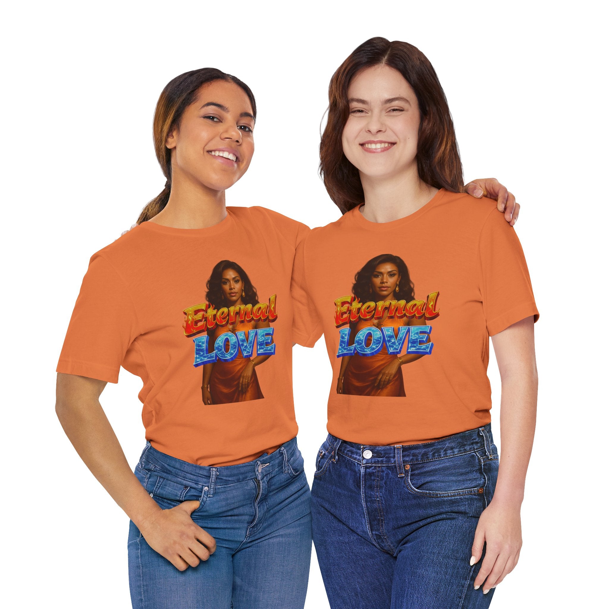 Woman Eternal Love Vintage Glam Portrait Graphic Tee