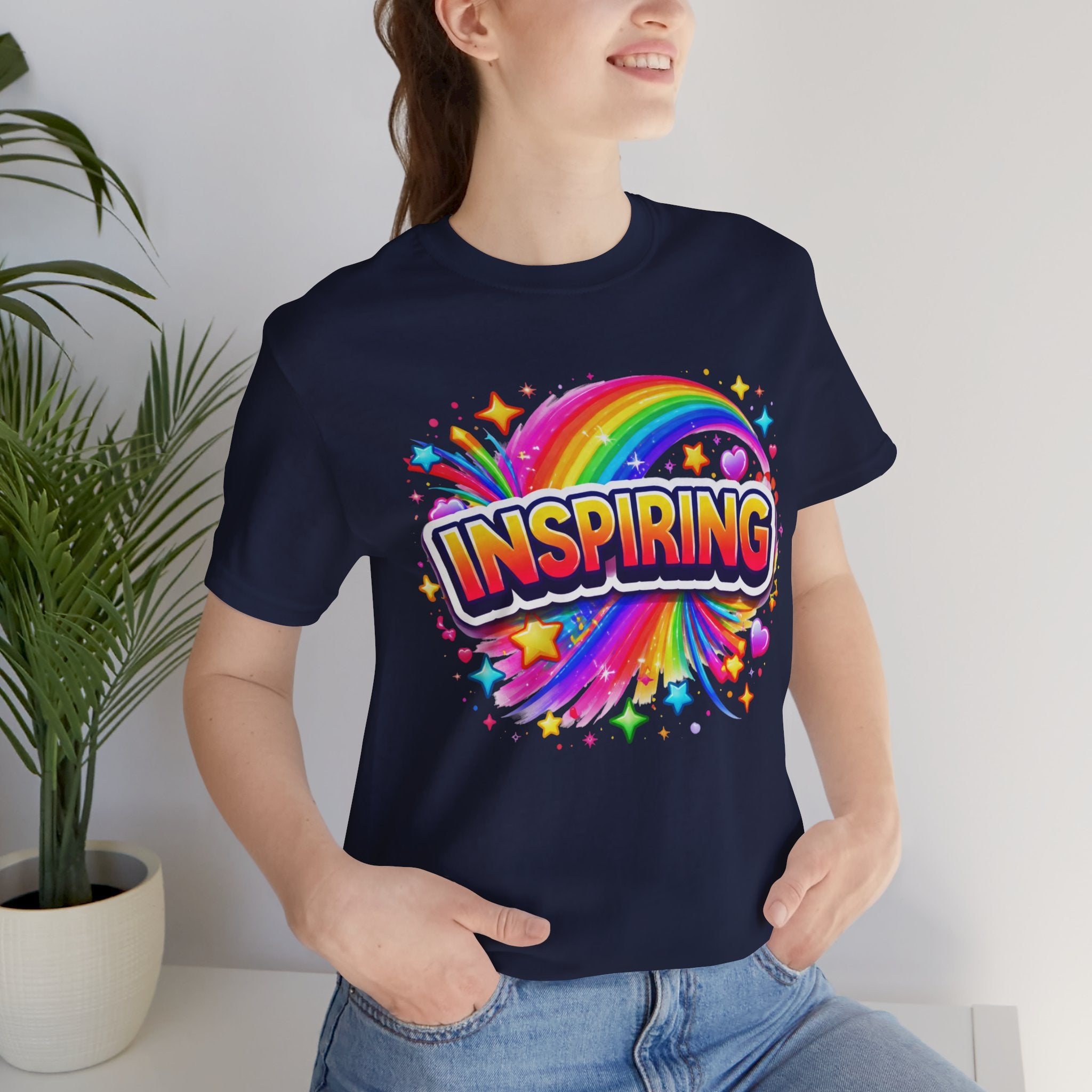 Inspiring Rainbow Graphic Tee