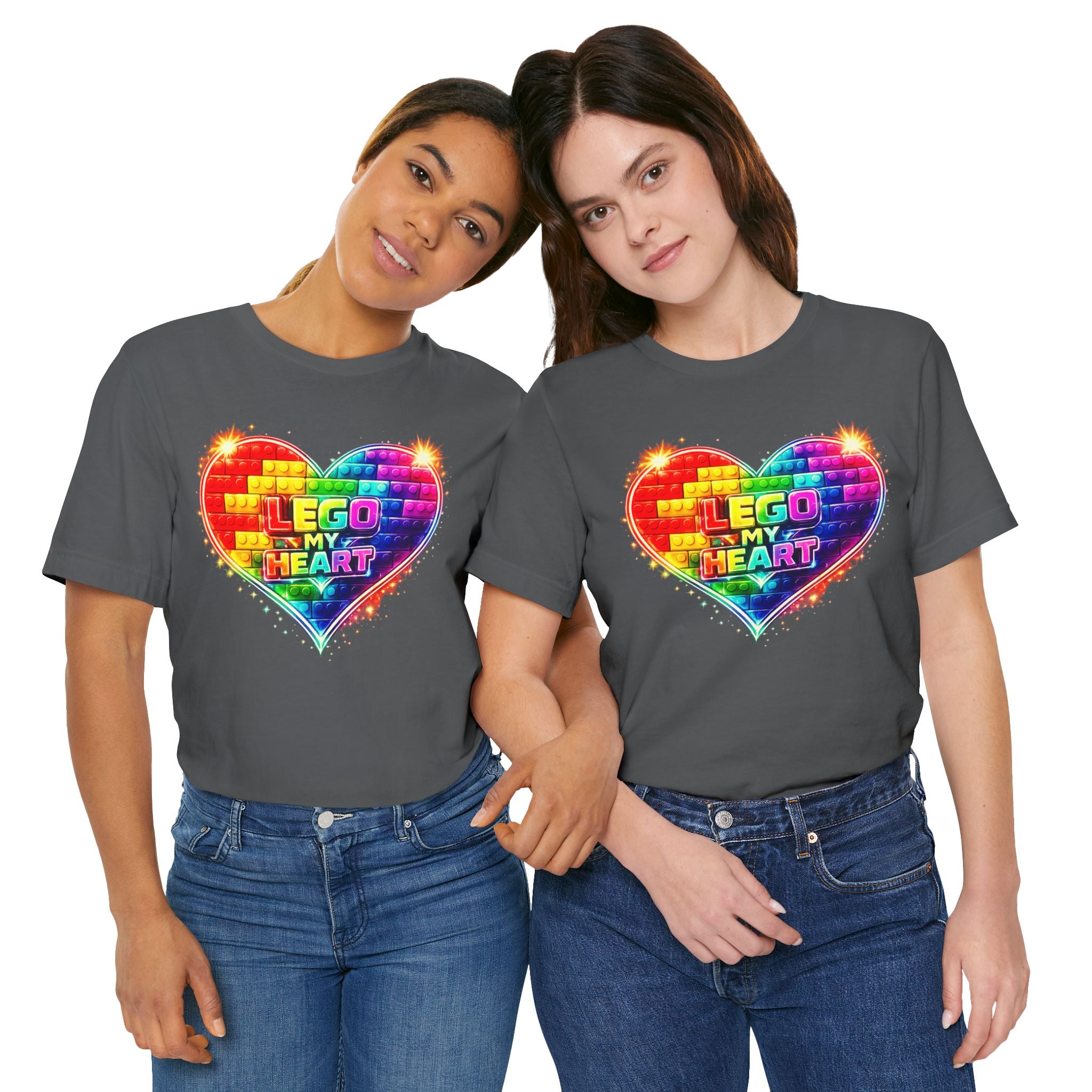 Lego My Heart Graphic Design T-Shirt