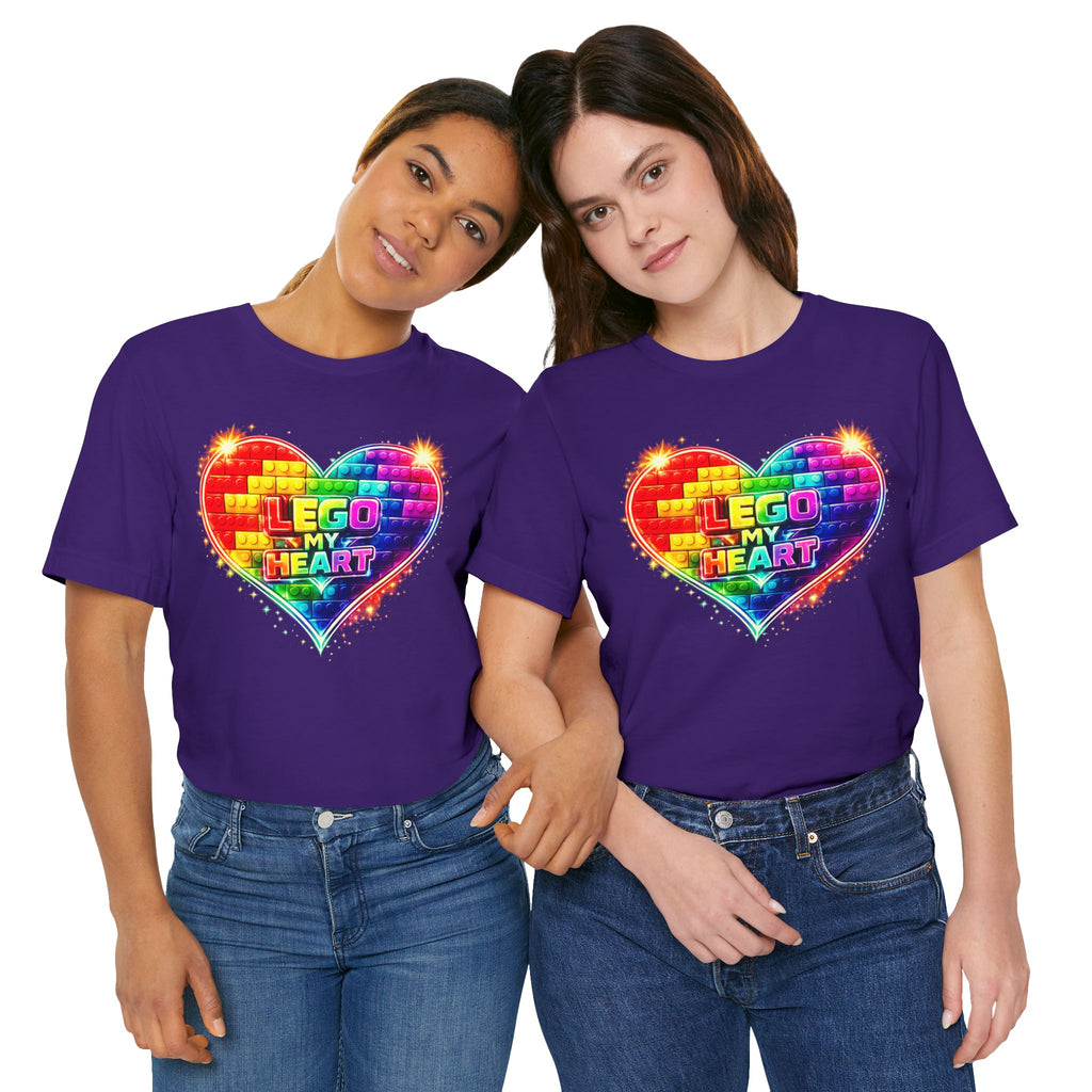 Lego My Heart Graphic Design T-Shirt