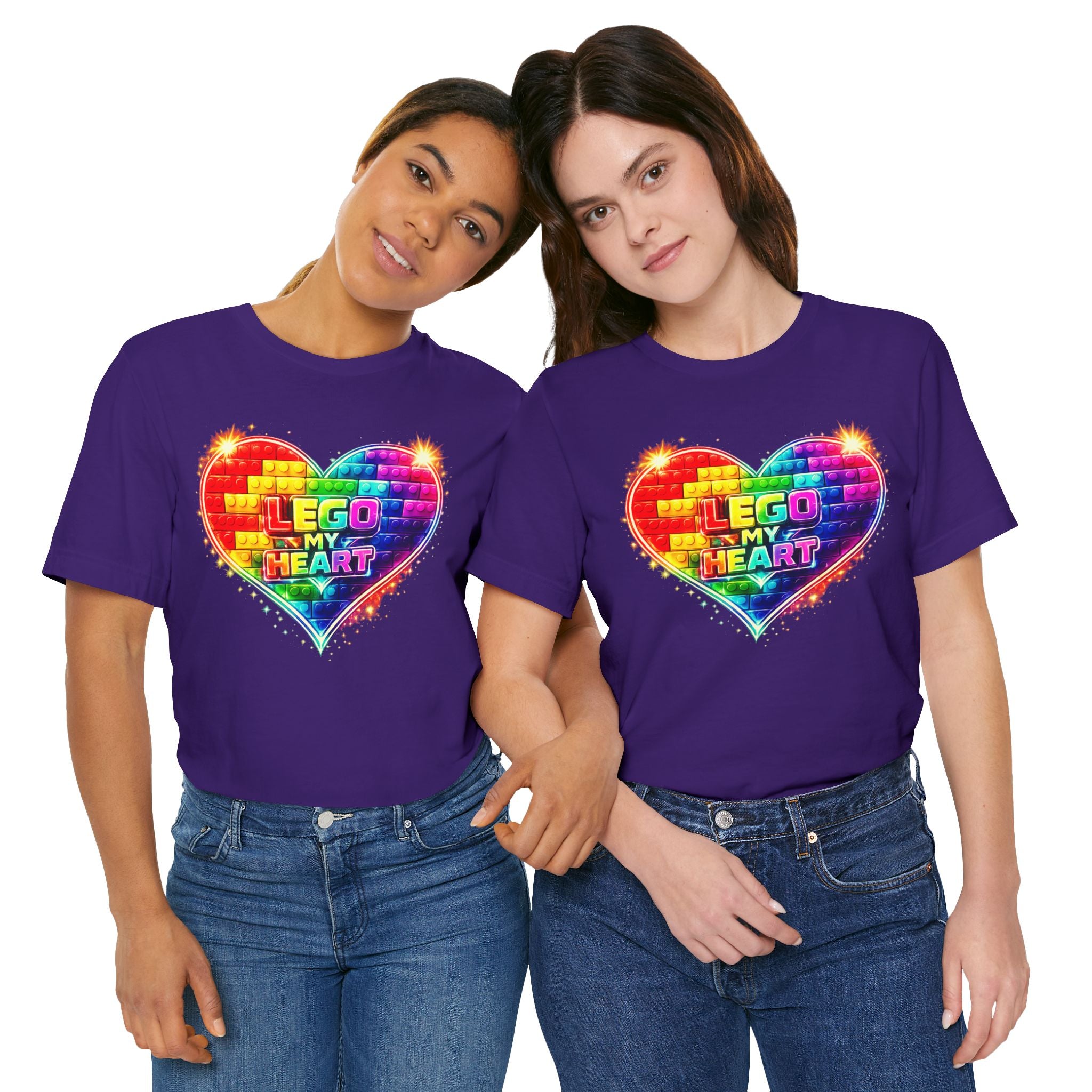 Lego My Heart Graphic Design T-Shirt