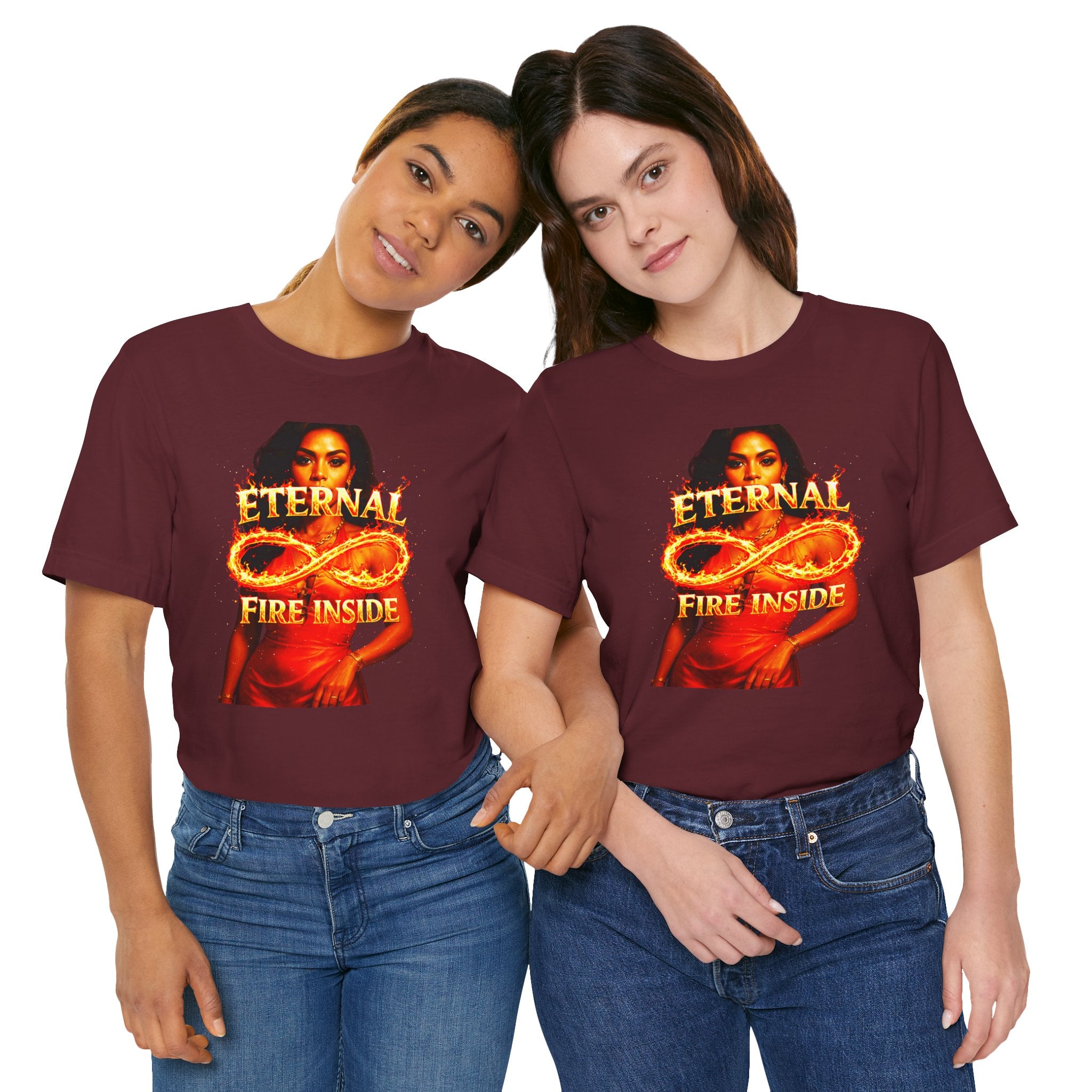 Eternal Fire Inside Graphic Statement Tee