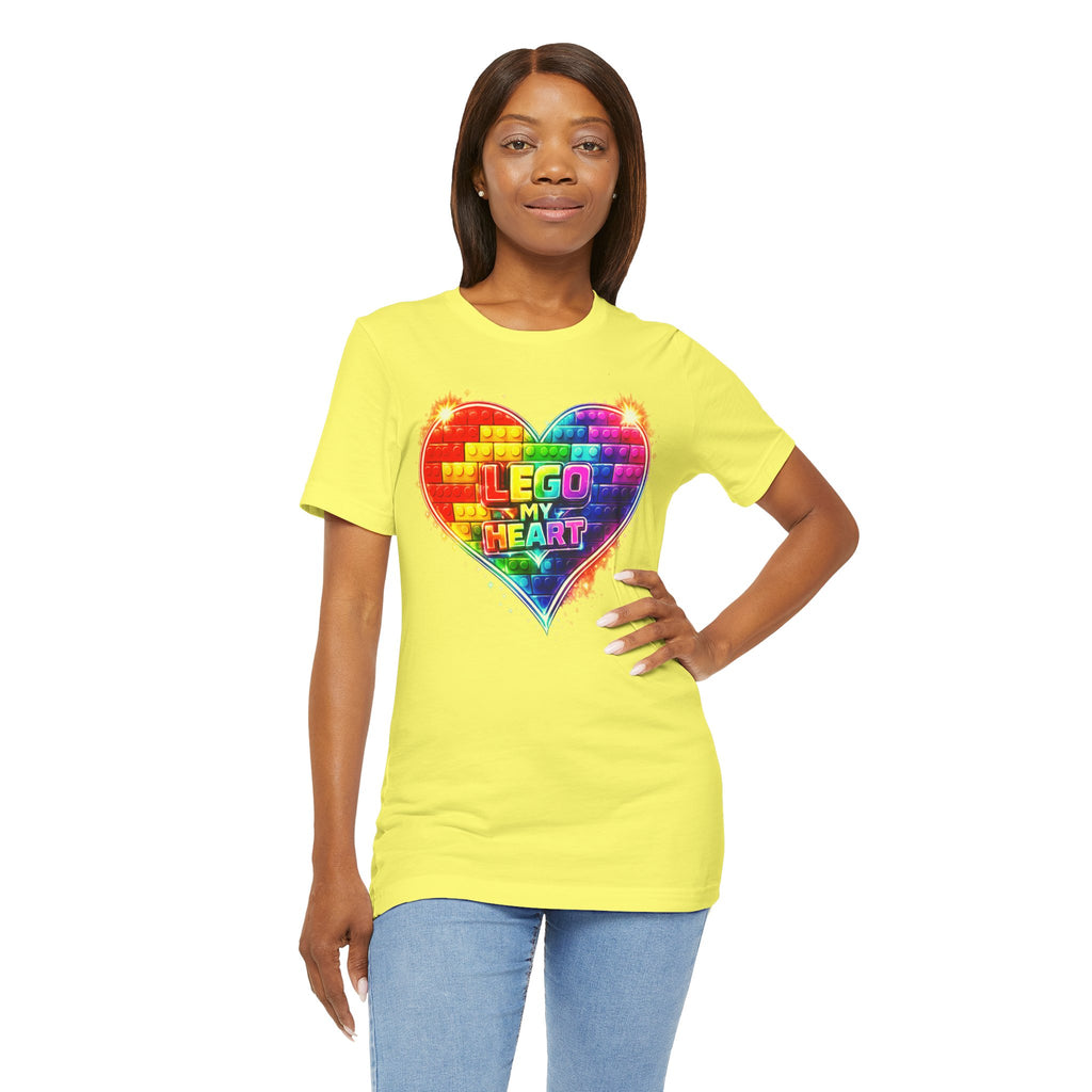 Lego My Heart Graphic Design T-Shirt