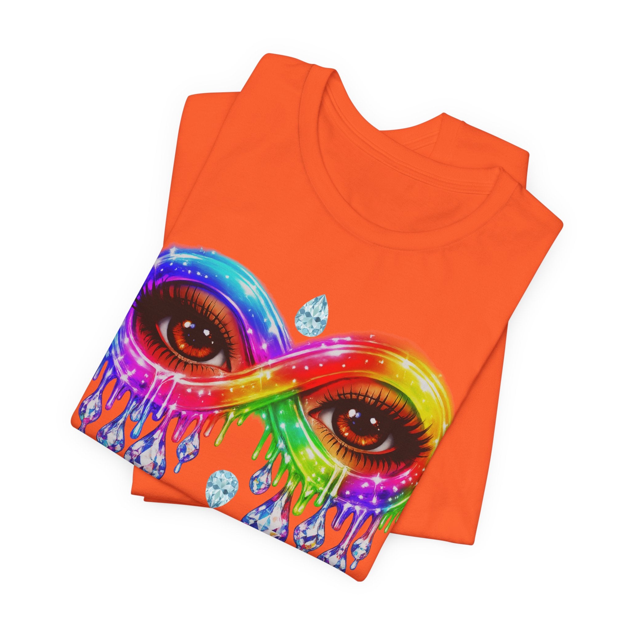 Infinity Eye Frame W/ Diamond Tears Graphic Tee