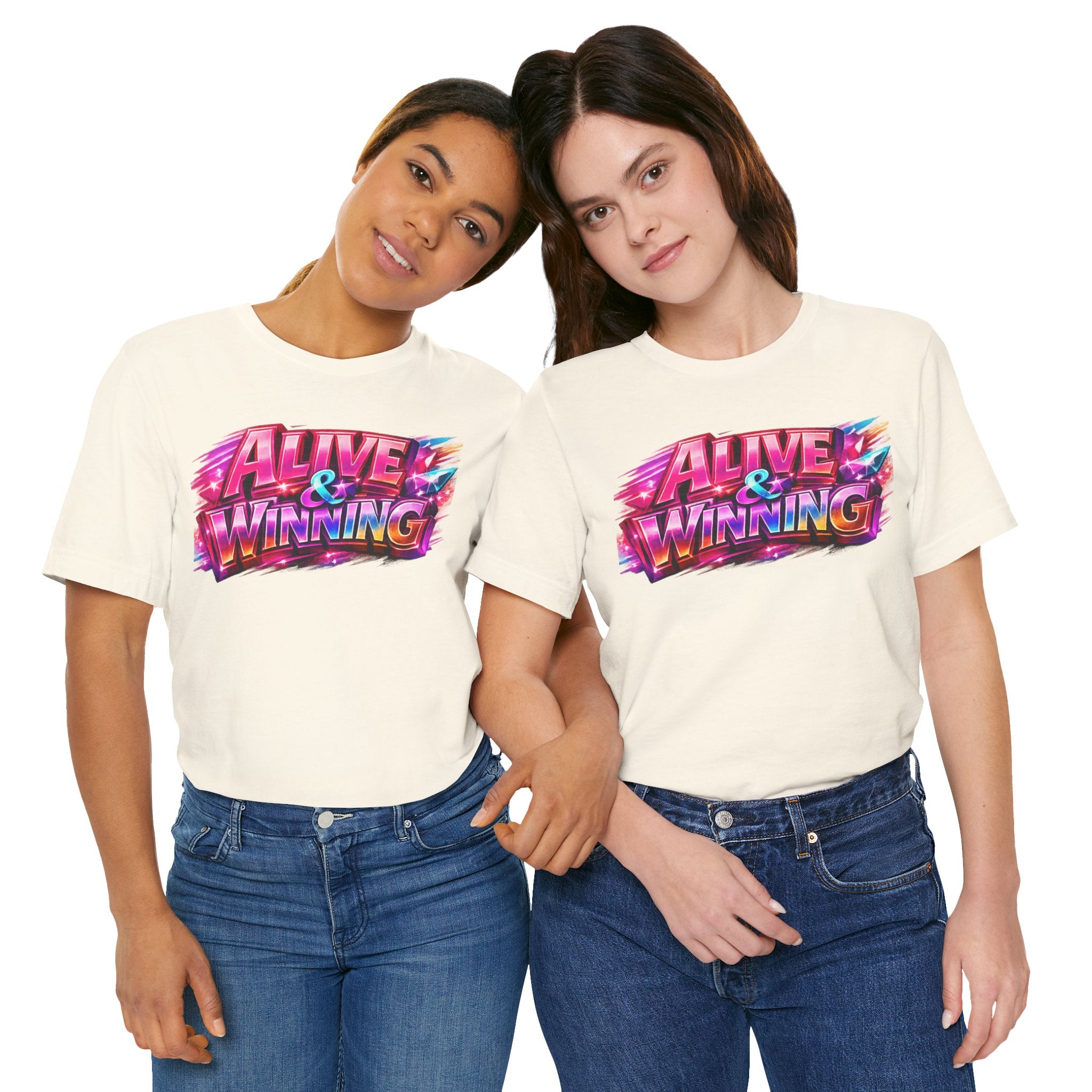 Alive & Winning Statement Graphic Tee