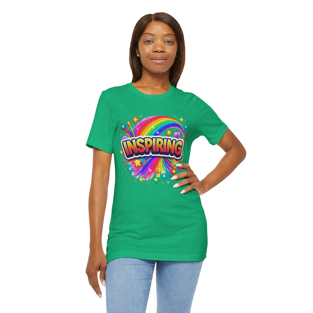 Inspiring Rainbow Graphic Tee