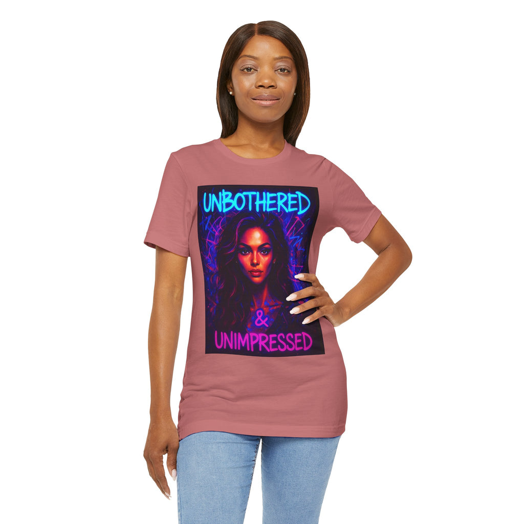 Unbothered & Unimpressed Graphic Portrait Tee