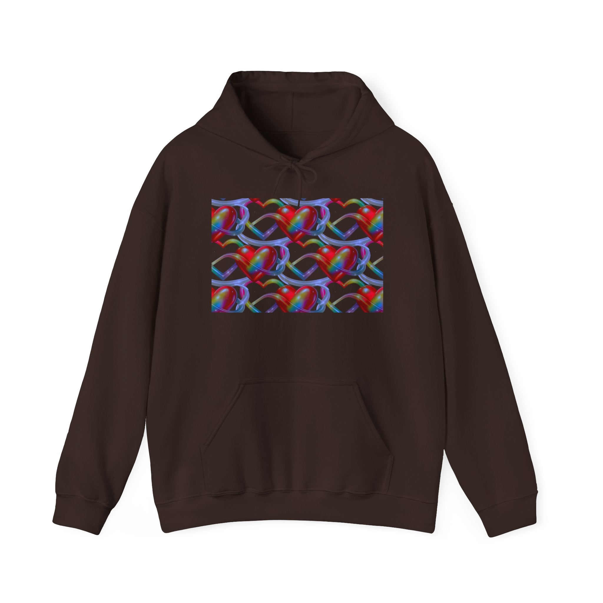 hearts Intertwined Womans Graphic Hoodie