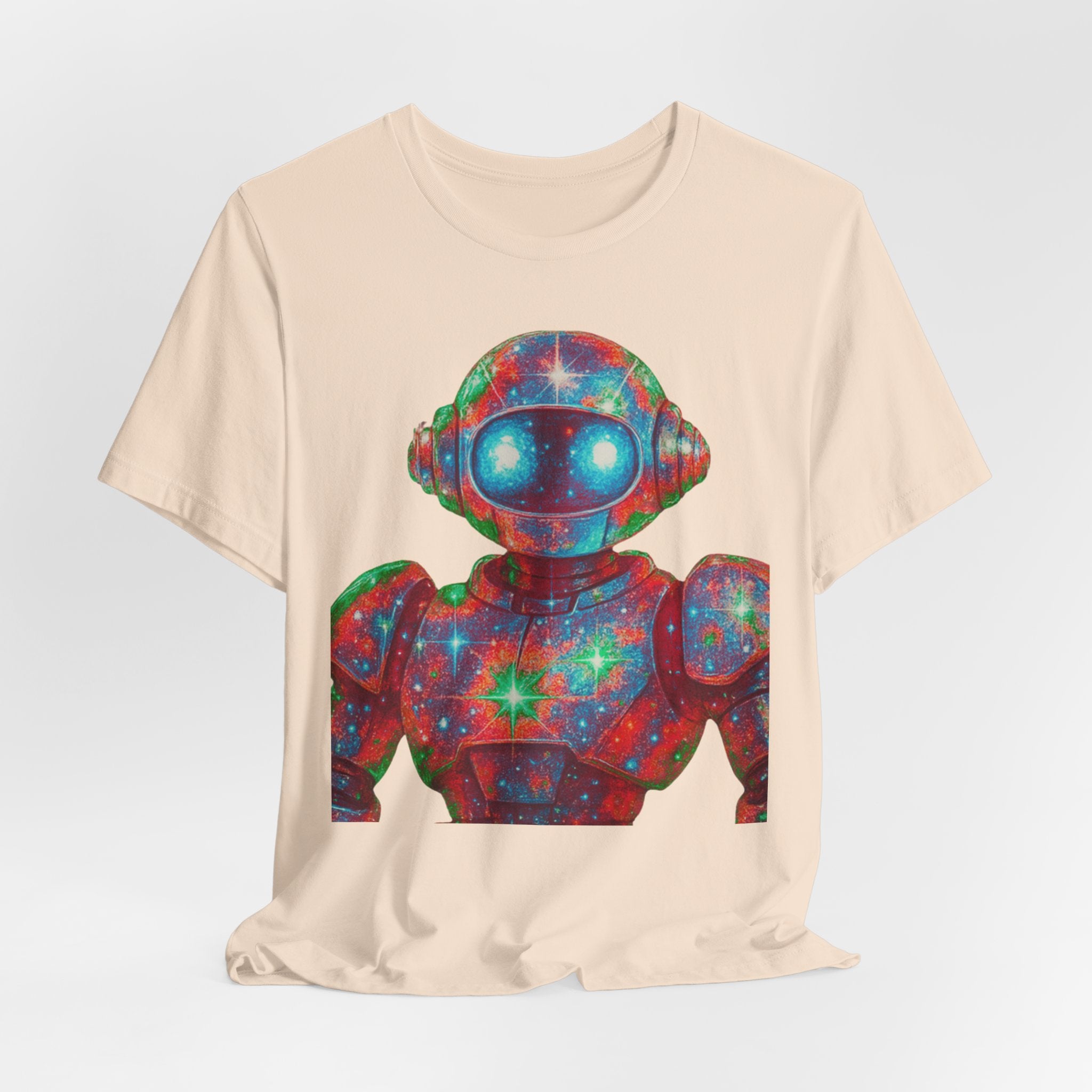 Robot Space Droid  Vibrant Graphic Unisex Tee