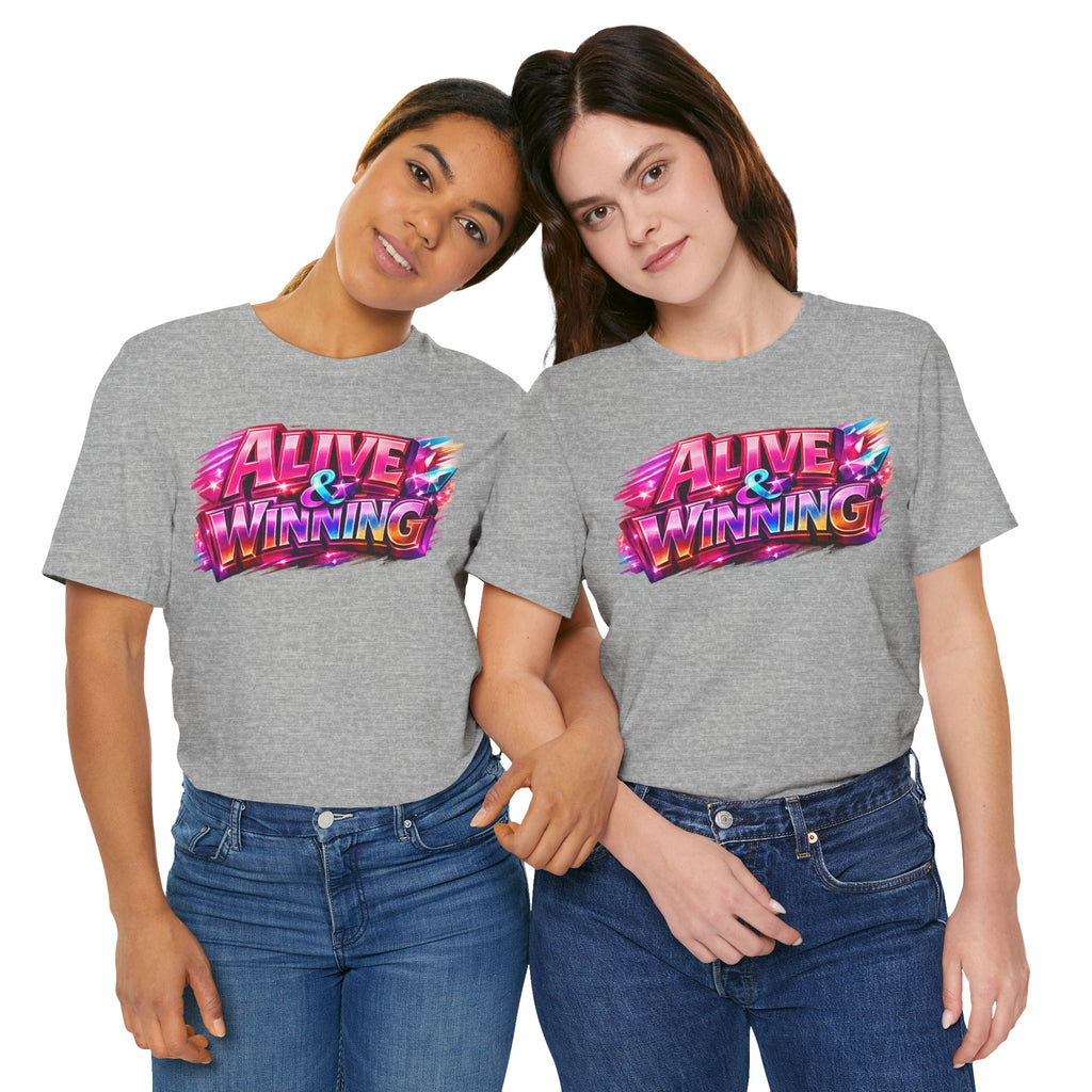 Alive & Winning Statement Graphic Tee