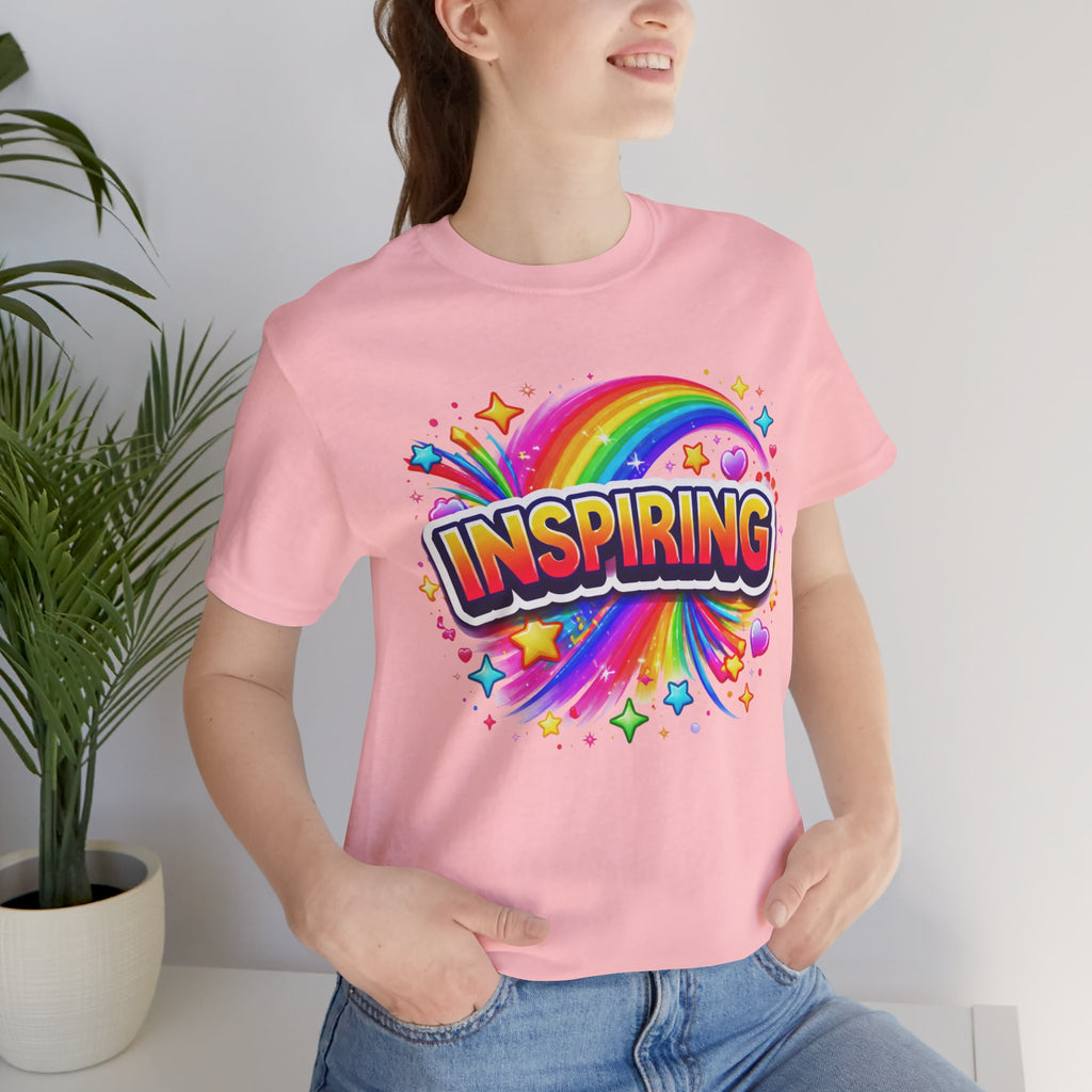 Inspiring Rainbow Graphic Tee