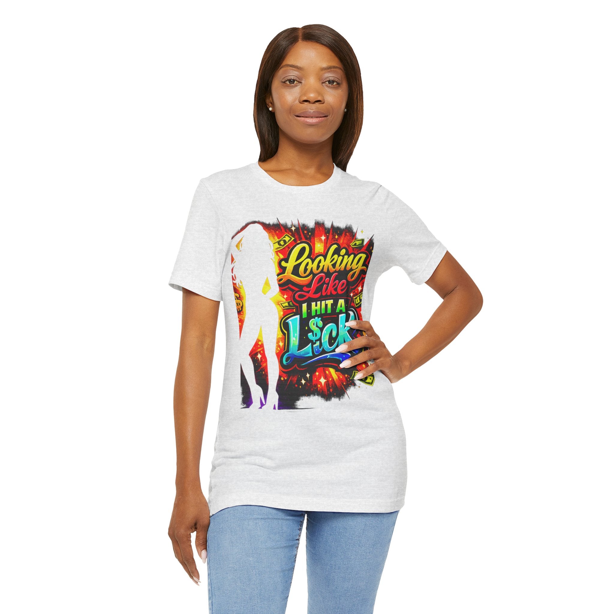 Looking Like I Hit a Lick Silhouette Graphic Tee