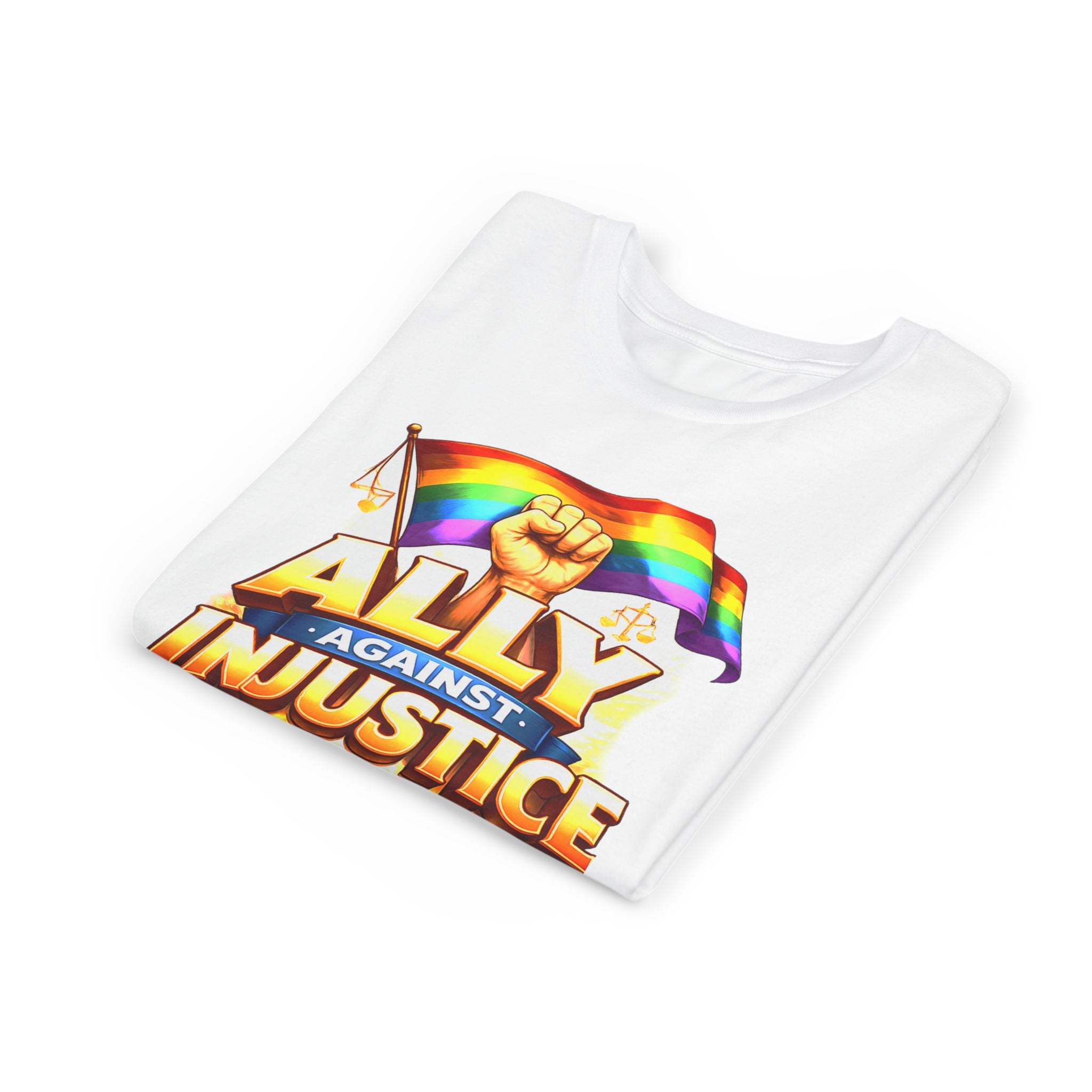 "Ally Against Injustice"  Graphic Unisex Tee