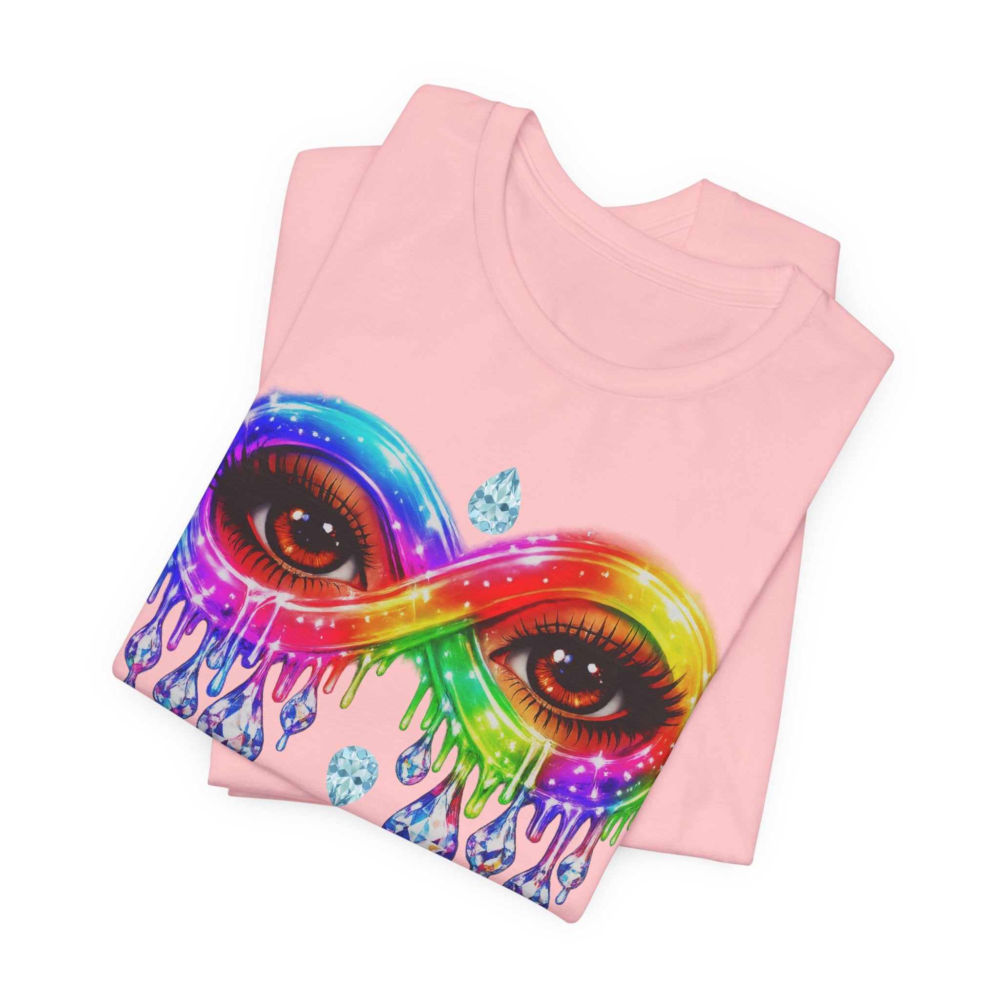 Infinity Eye Frame W/ Diamond Tears Graphic Tee