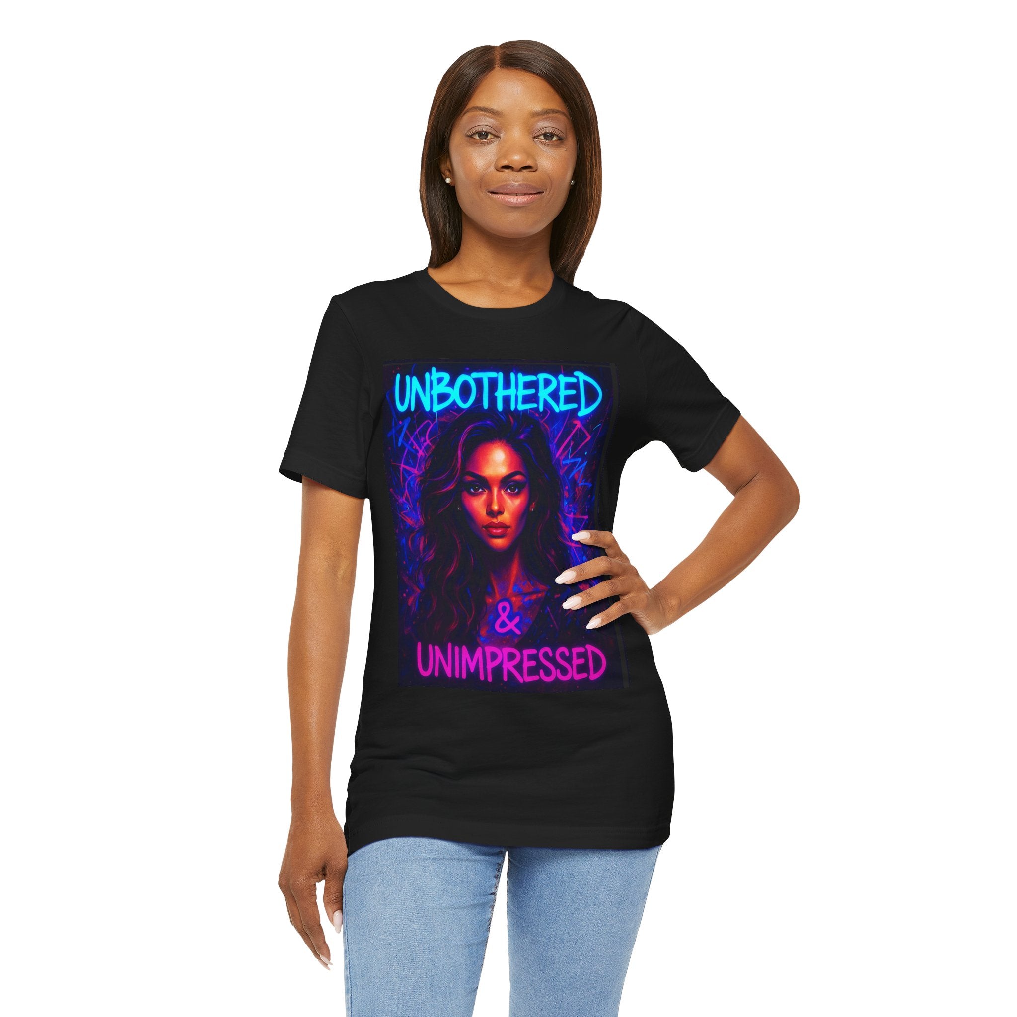 Unbothered & Unimpressed Graphic Portrait Tee