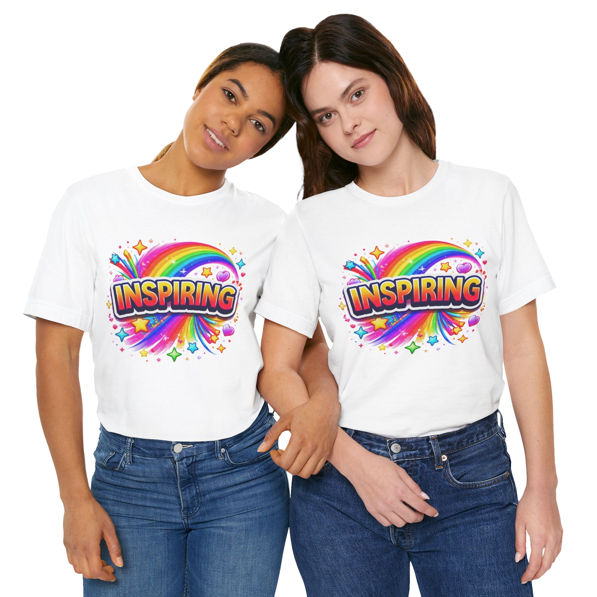 Inspiring Rainbow Graphic Tee