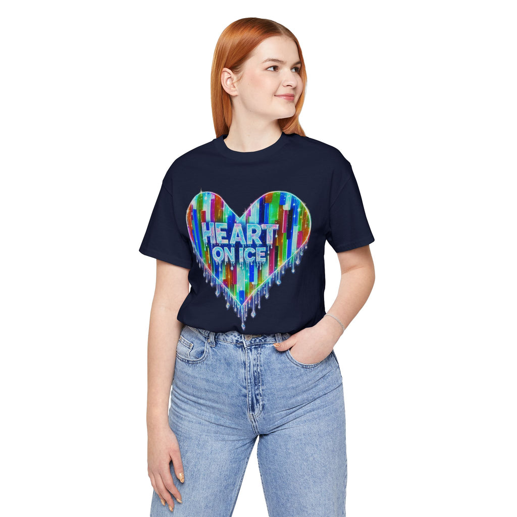 Heart on Ice Diamond Melt Graphic Tee