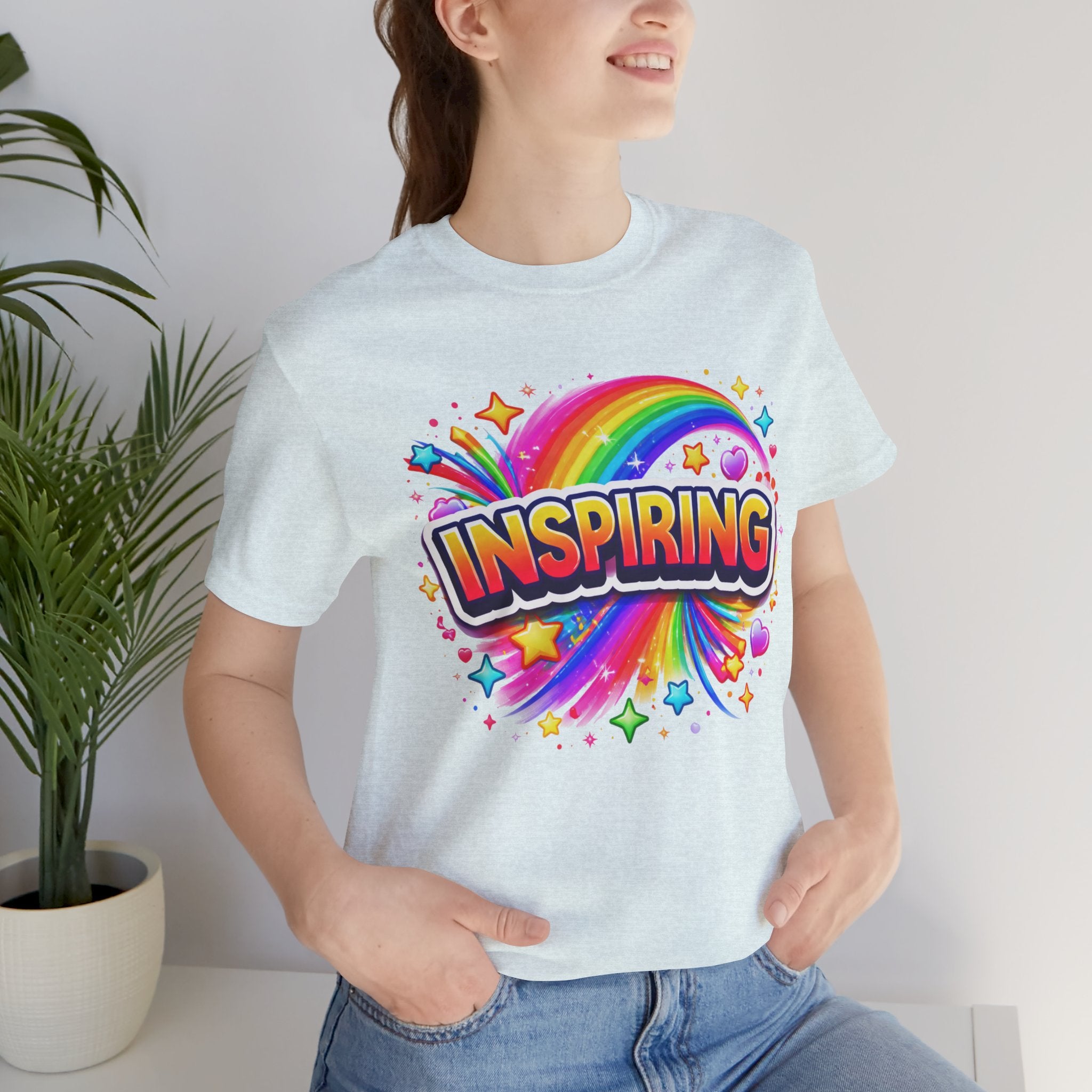 Inspiring Rainbow Graphic Tee