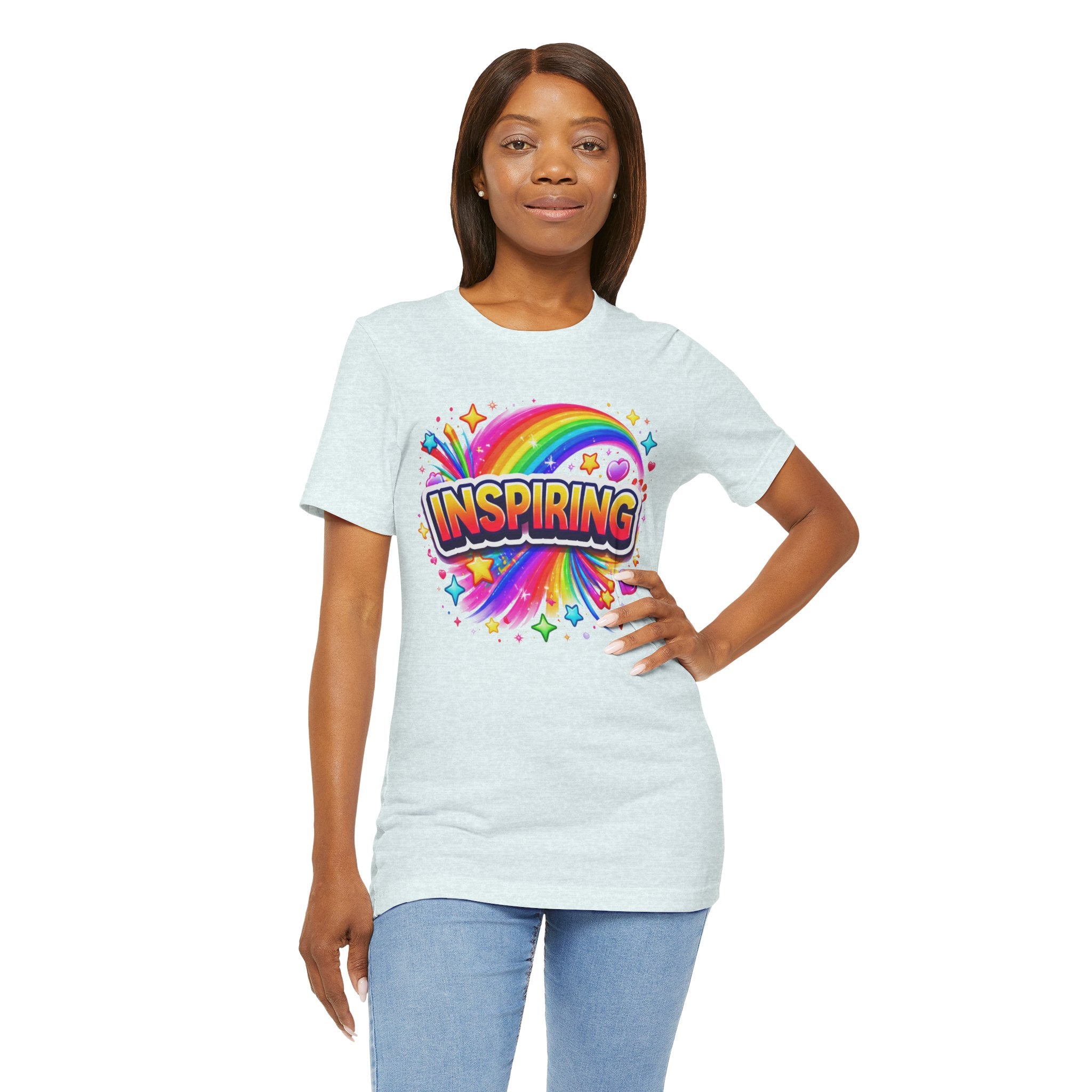 Inspiring Rainbow Graphic Tee