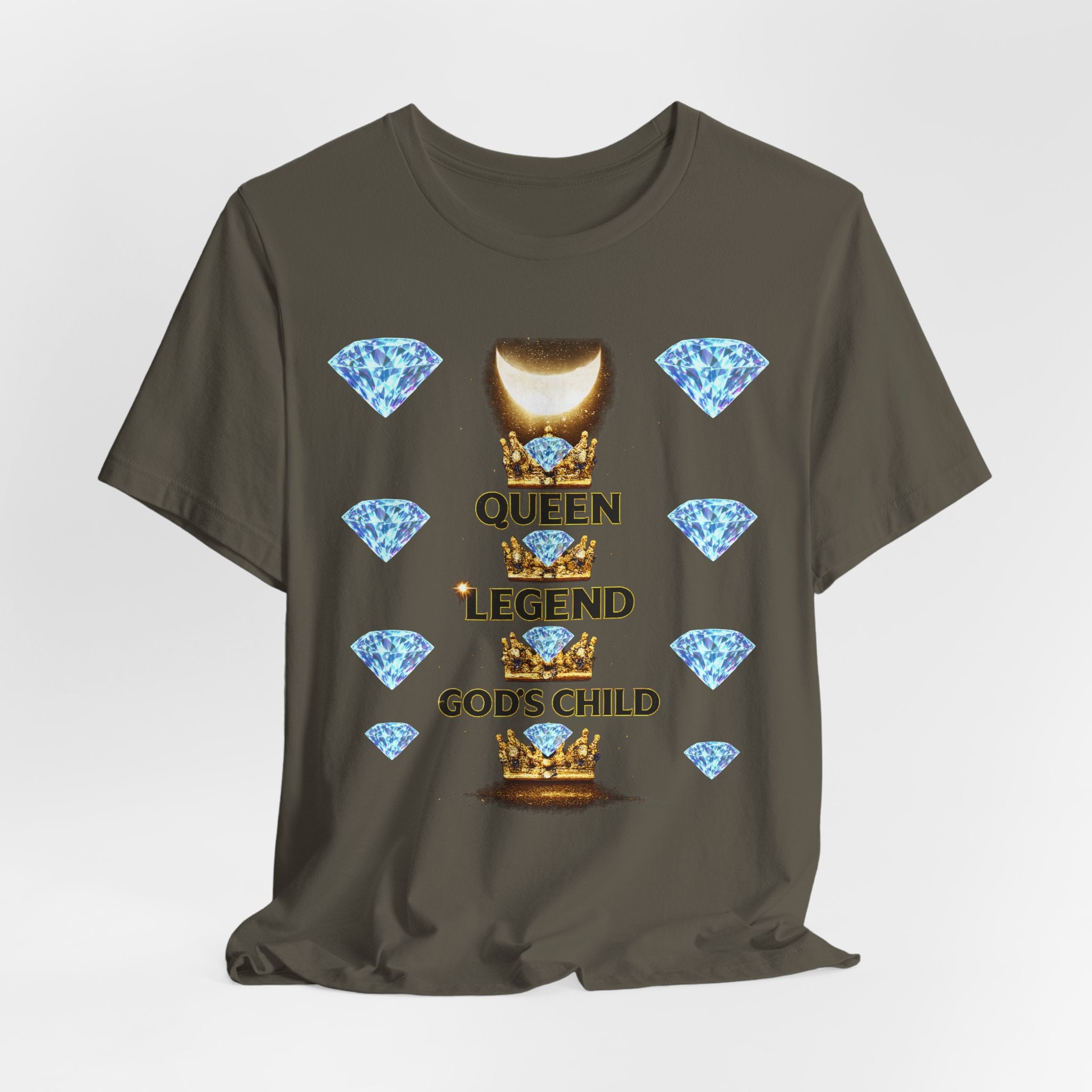 Queen • Legend • God’s Child  Diamond Graphic Glow T-Shirt
