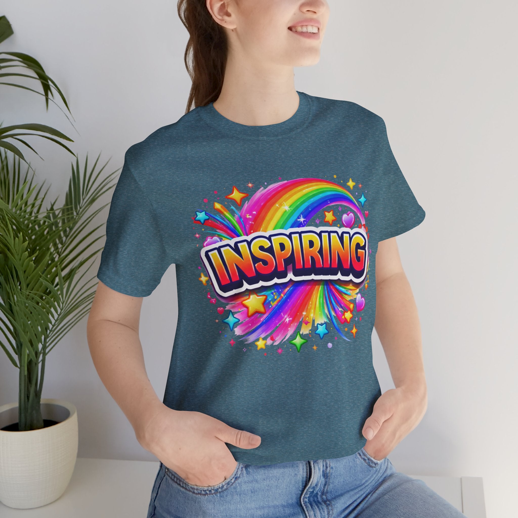 Inspiring Rainbow Graphic Tee