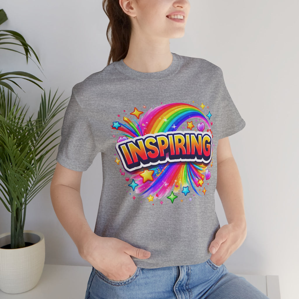 Inspiring Rainbow Graphic Tee