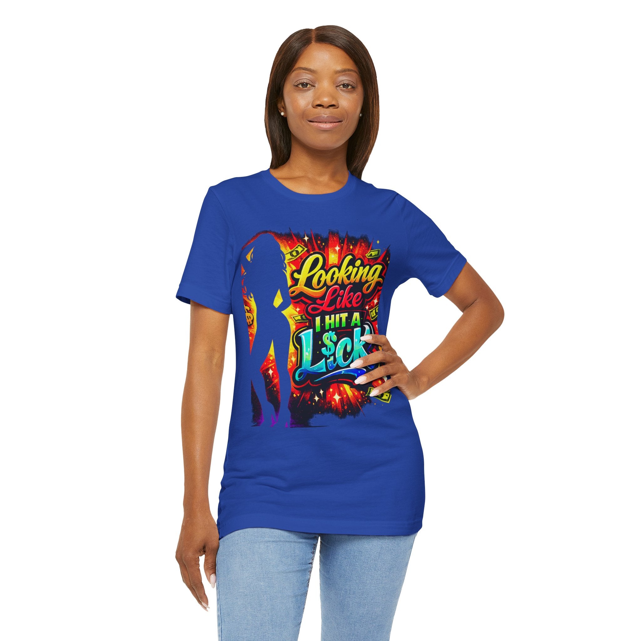 Looking Like I Hit a Lick Silhouette Graphic Tee