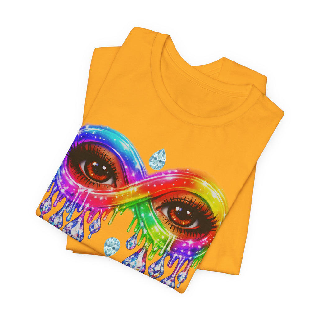 Infinity Eye Frame W/ Diamond Tears Graphic Tee