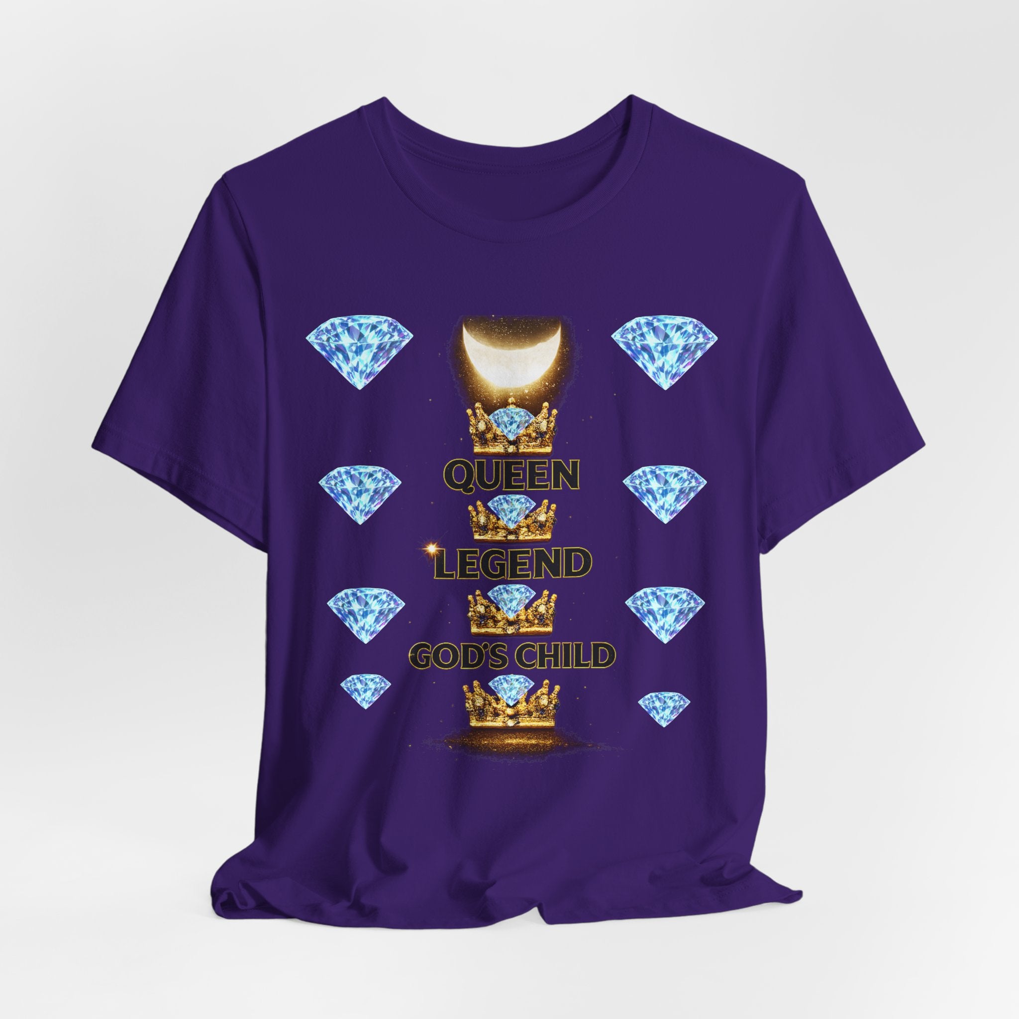 Queen • Legend • God’s Child  Diamond Graphic Glow T-Shirt
