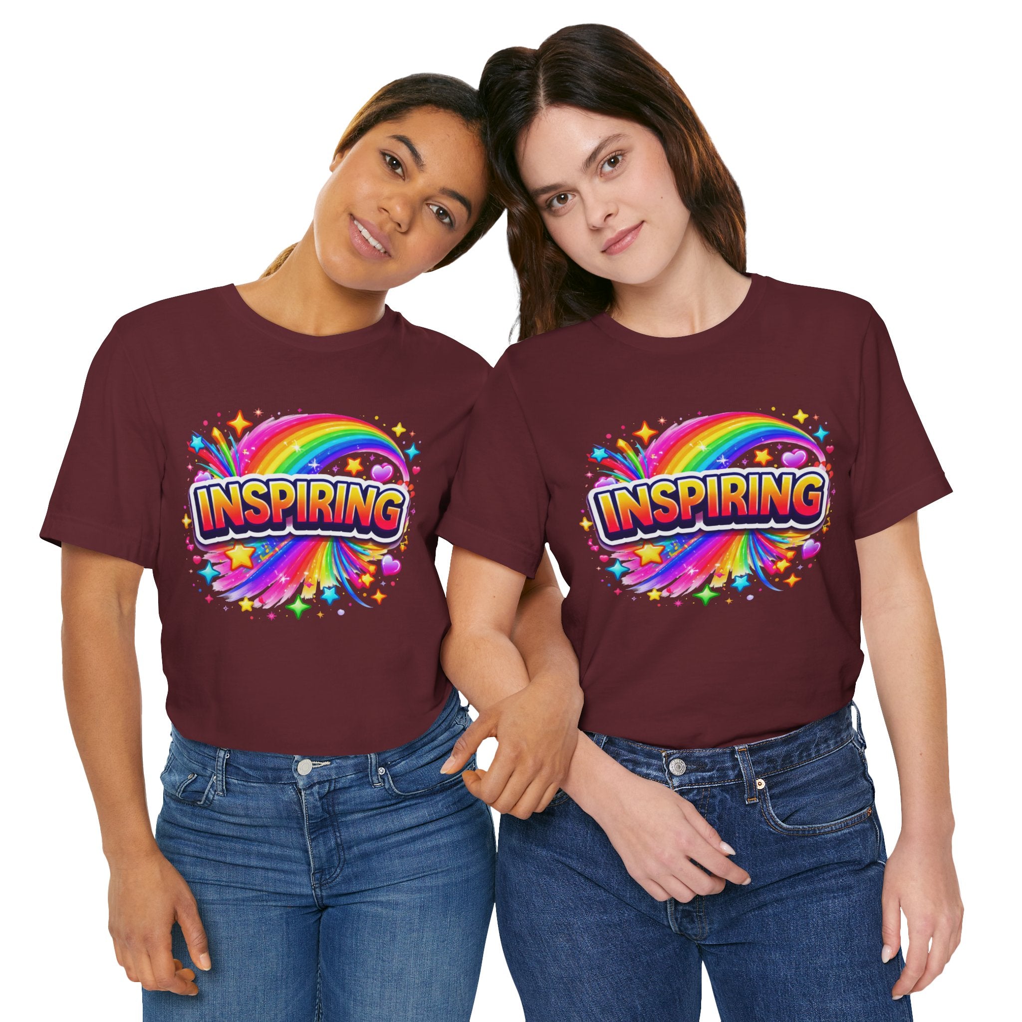 Inspiring Rainbow Graphic Tee