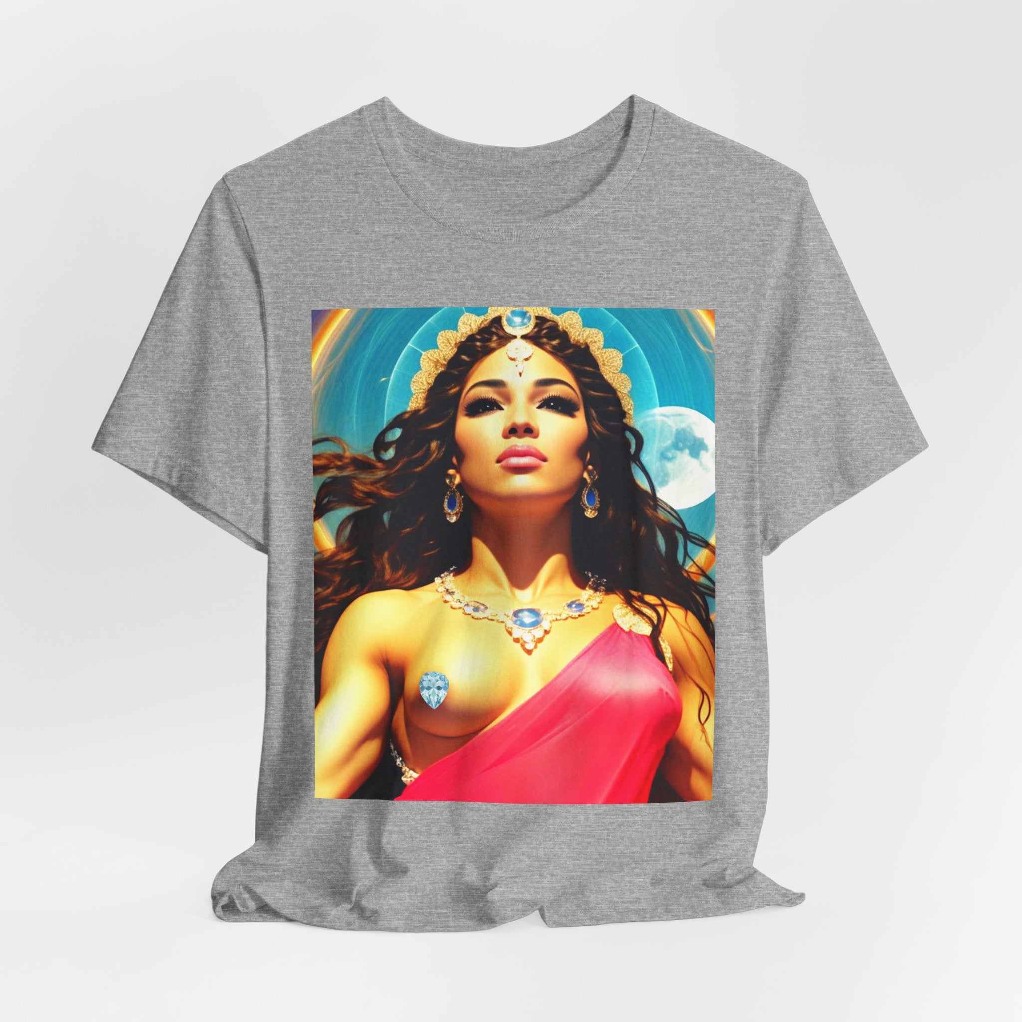 Goddess Creates World Graphic Portrait Woman's Unisex Tee