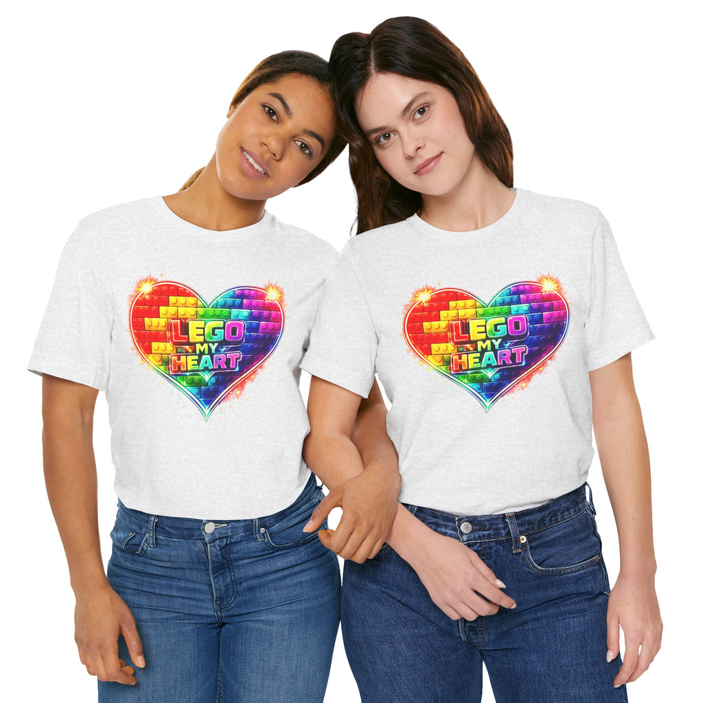Lego My Heart Graphic Design T-Shirt