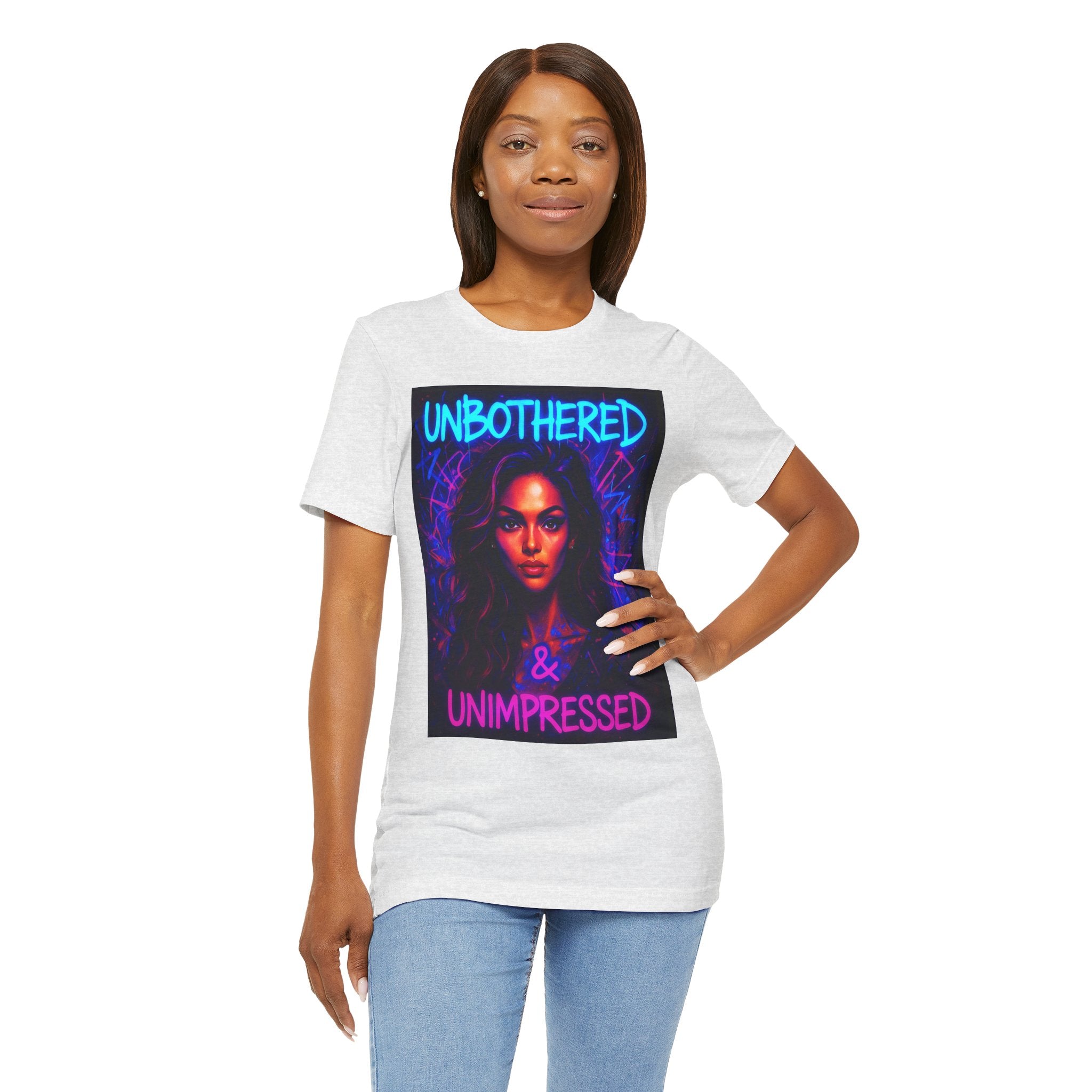 Unbothered & Unimpressed Graphic Portrait Tee