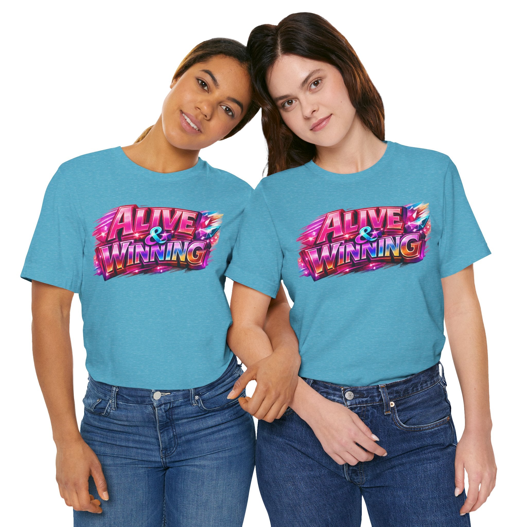 Alive & Winning Statement Graphic Tee