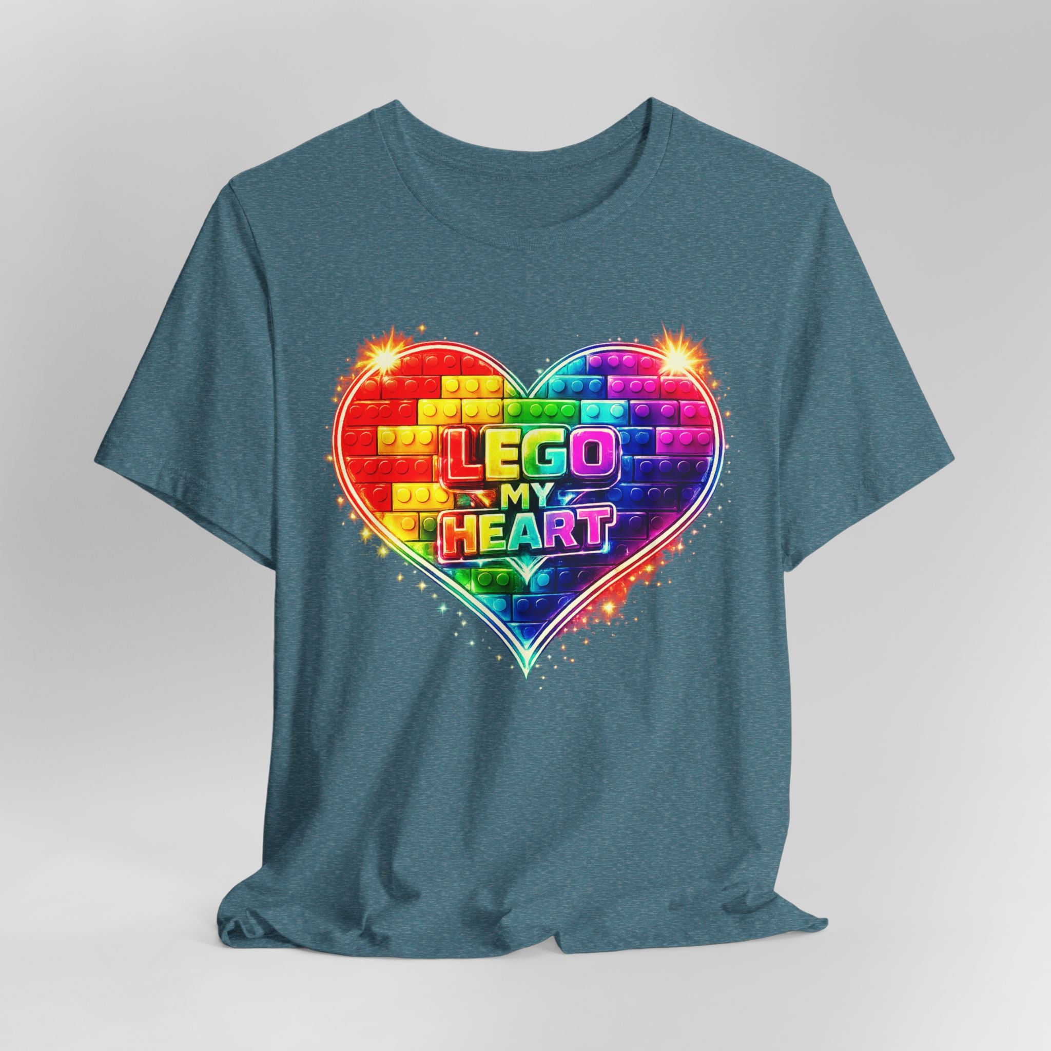 Lego My Heart Graphic Design T-Shirt