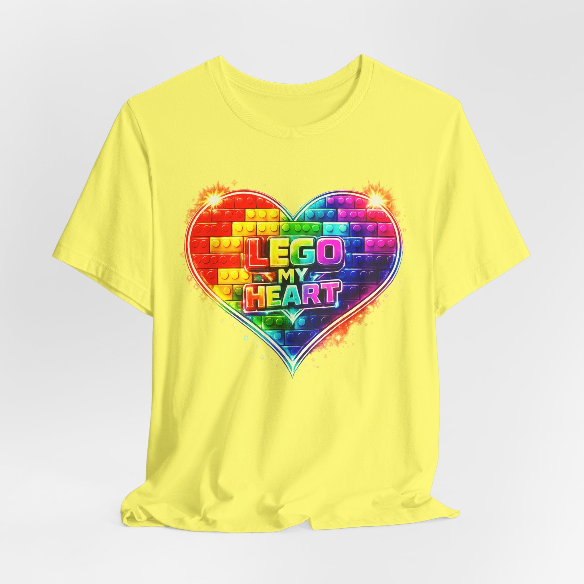 Lego My Heart Graphic Design T-Shirt