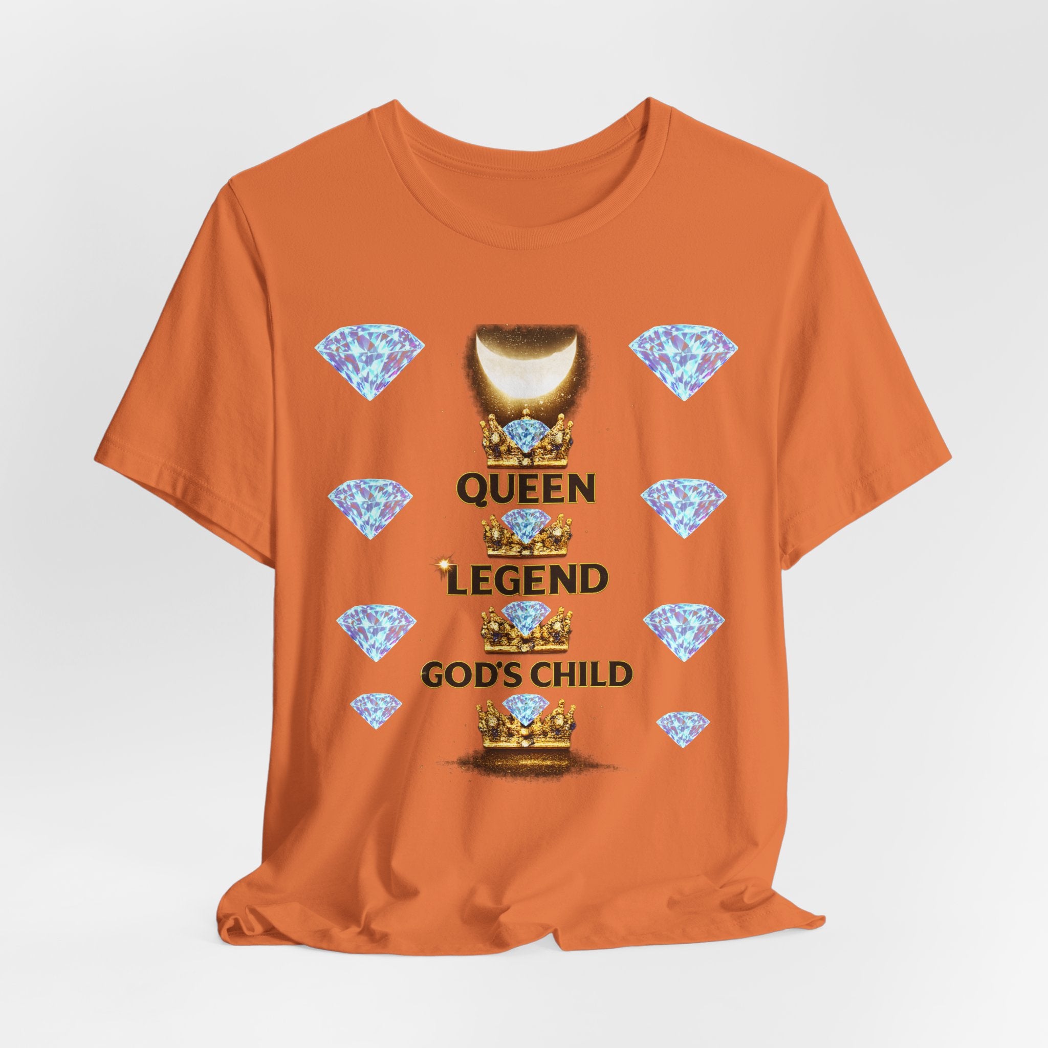 Queen • Legend • God’s Child  Diamond Graphic Glow T-Shirt