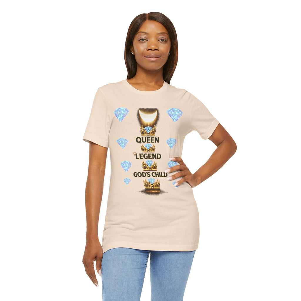 Queen • Legend • God’s Child  Diamond Graphic Glow T-Shirt