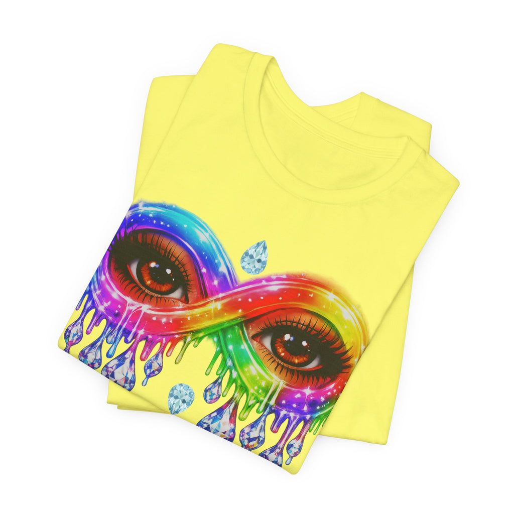 Infinity Eye Frame W/ Diamond Tears Graphic Tee